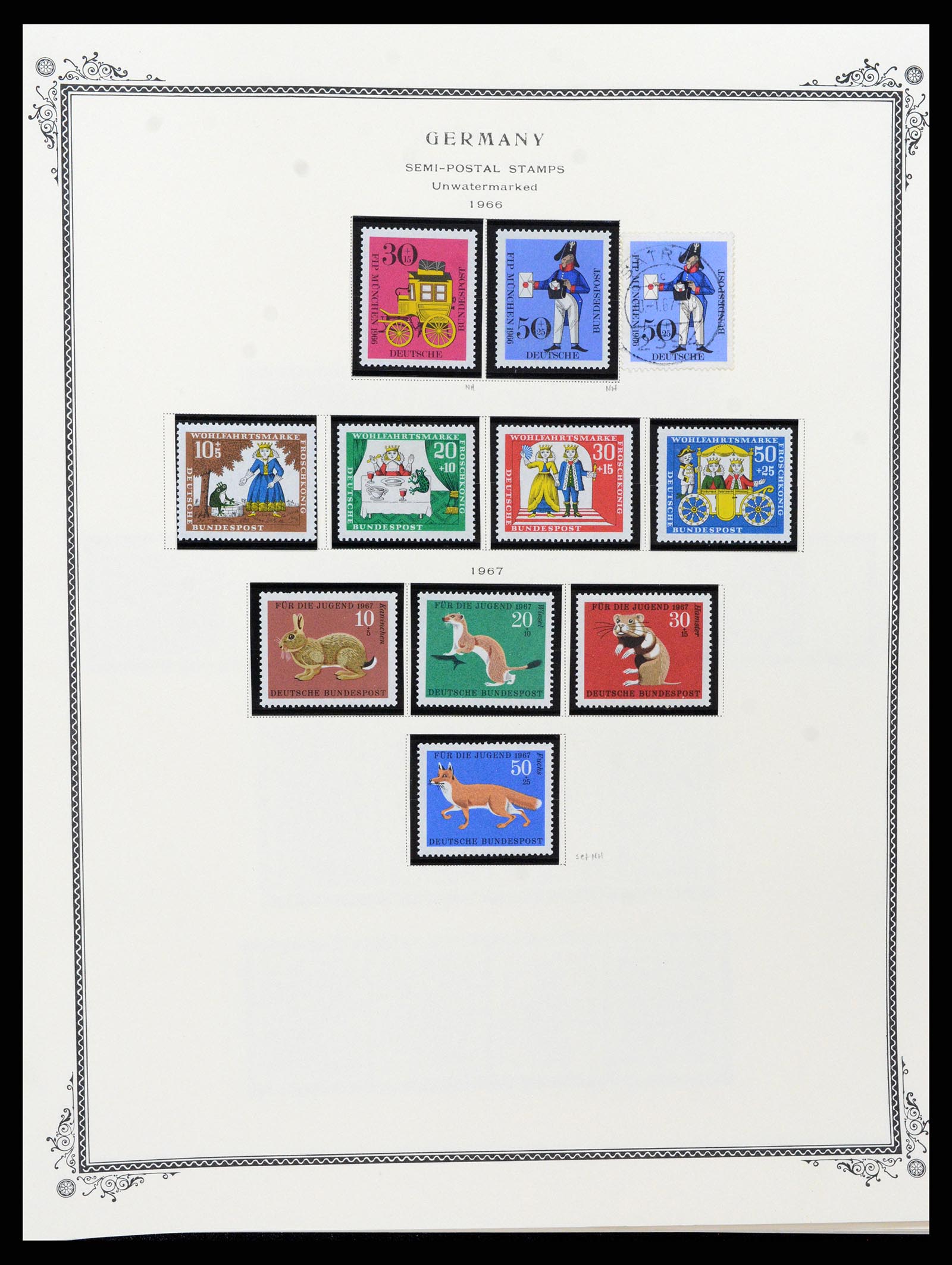 37635 140 - Postzegelverzameling 37635 Duitsland 1872-1968.