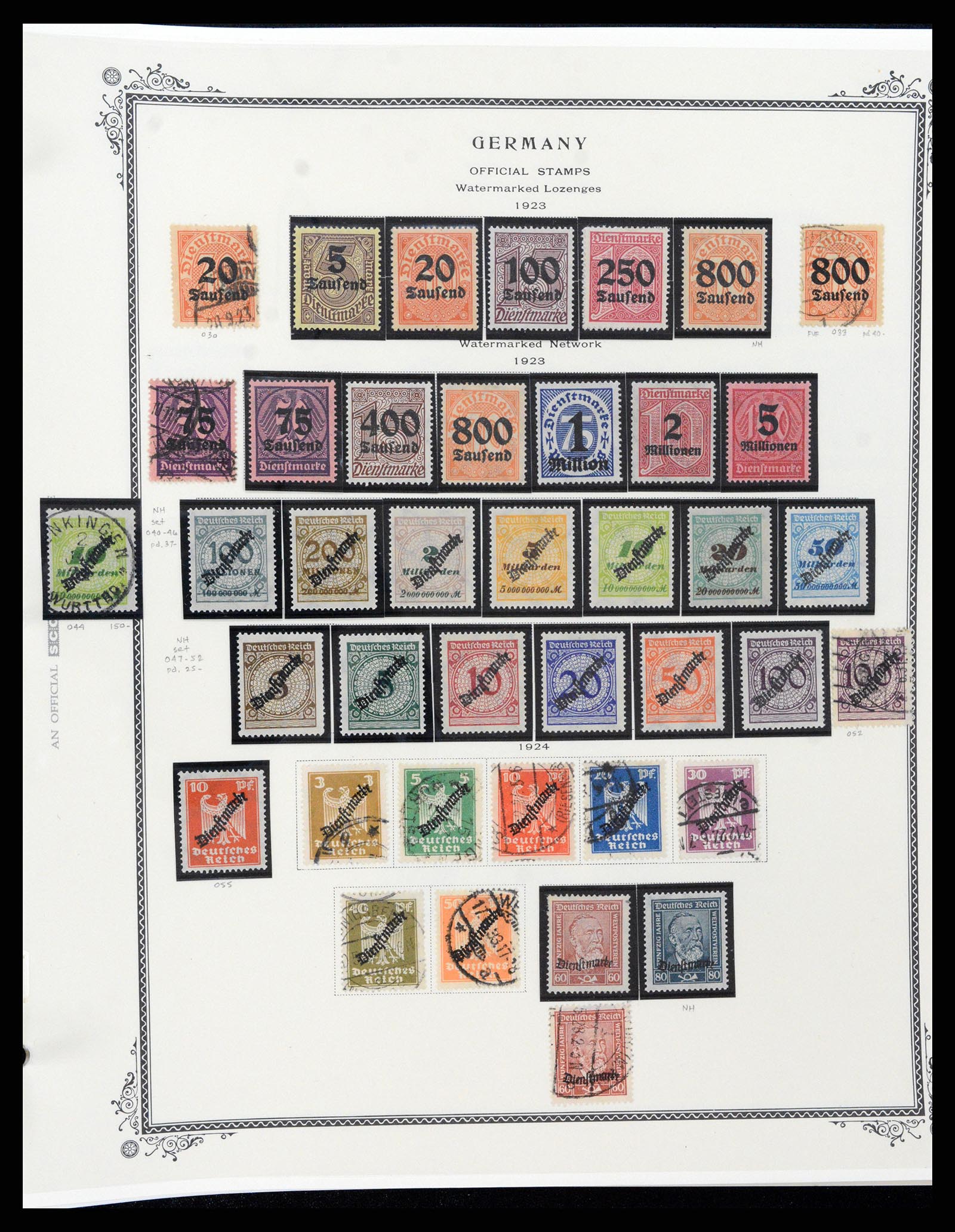 37635 153 - Postzegelverzameling 37635 Duitsland 1872-1968.