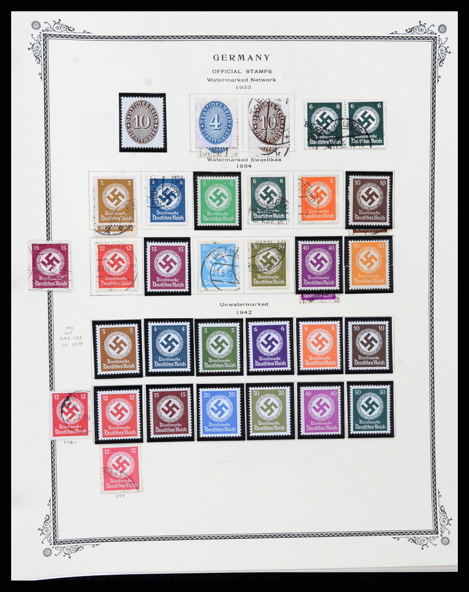 37635 155 - Postzegelverzameling 37635 Duitsland 1872-1968.
