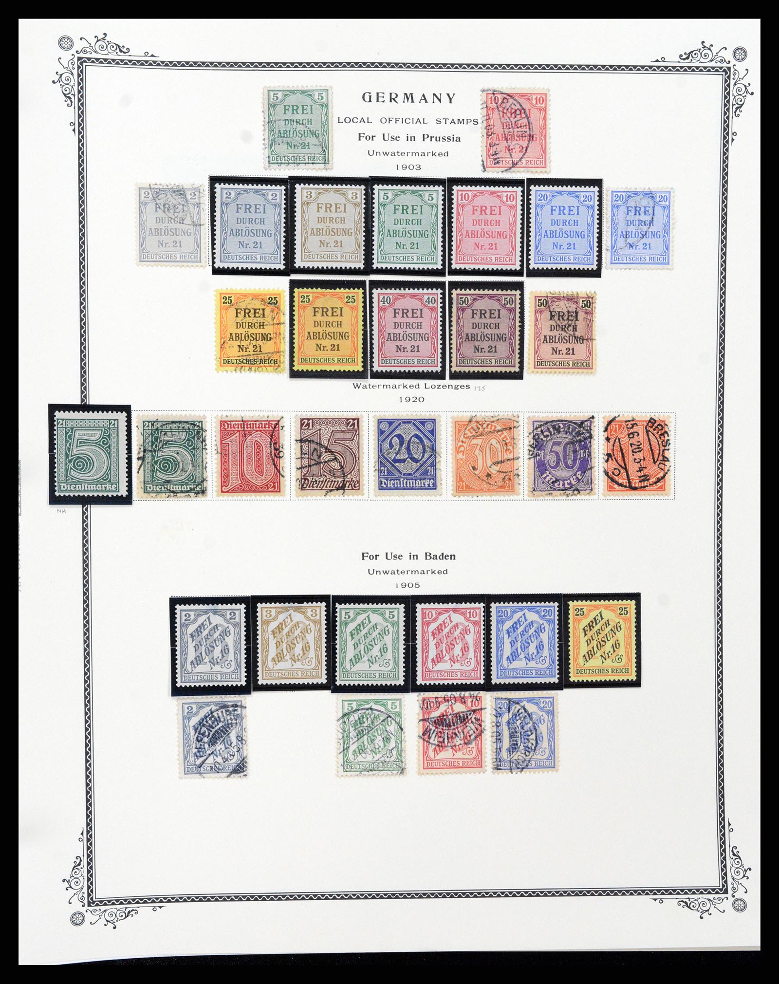 37635 156 - Postzegelverzameling 37635 Duitsland 1872-1968.