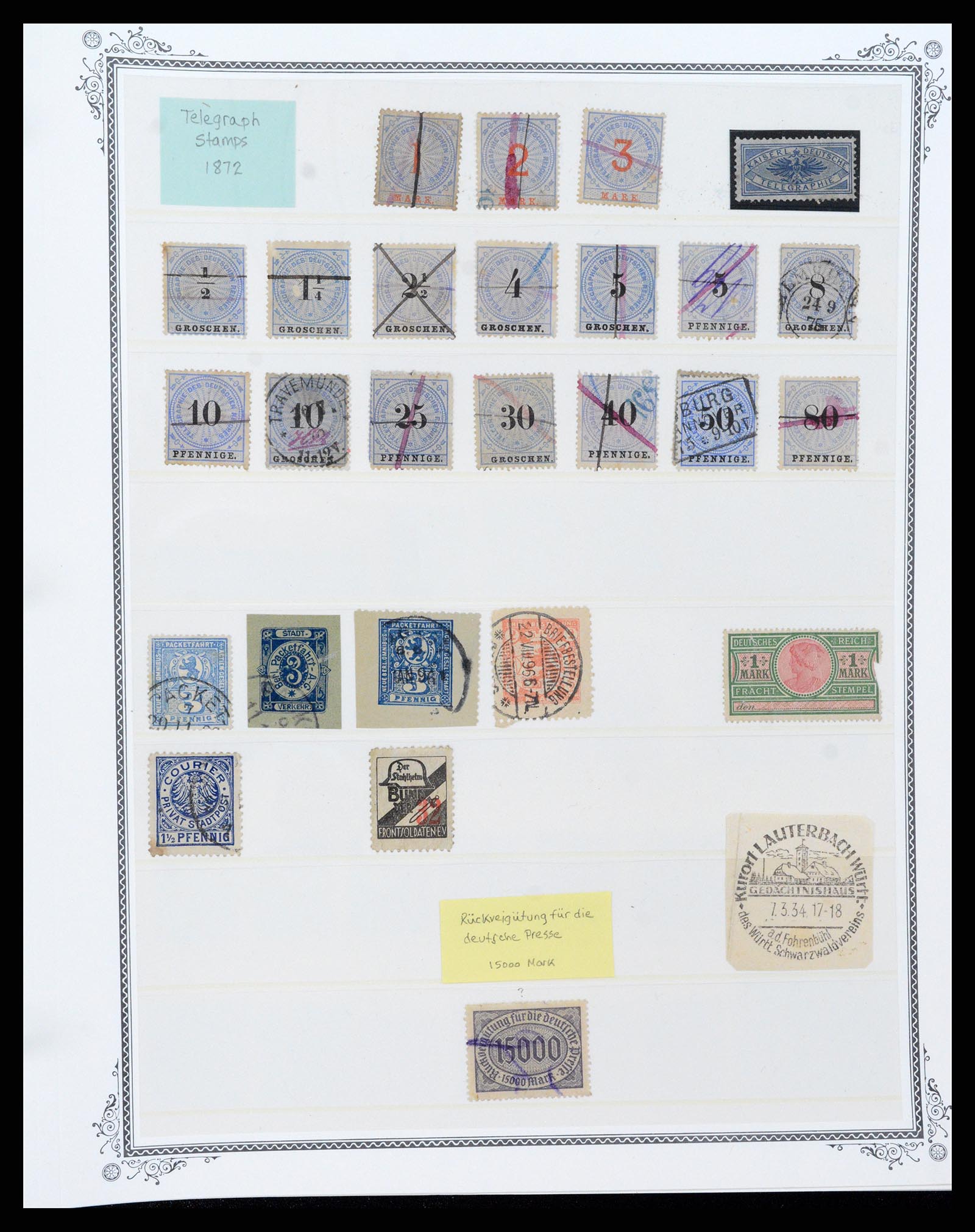 37635 158 - Postzegelverzameling 37635 Duitsland 1872-1968.