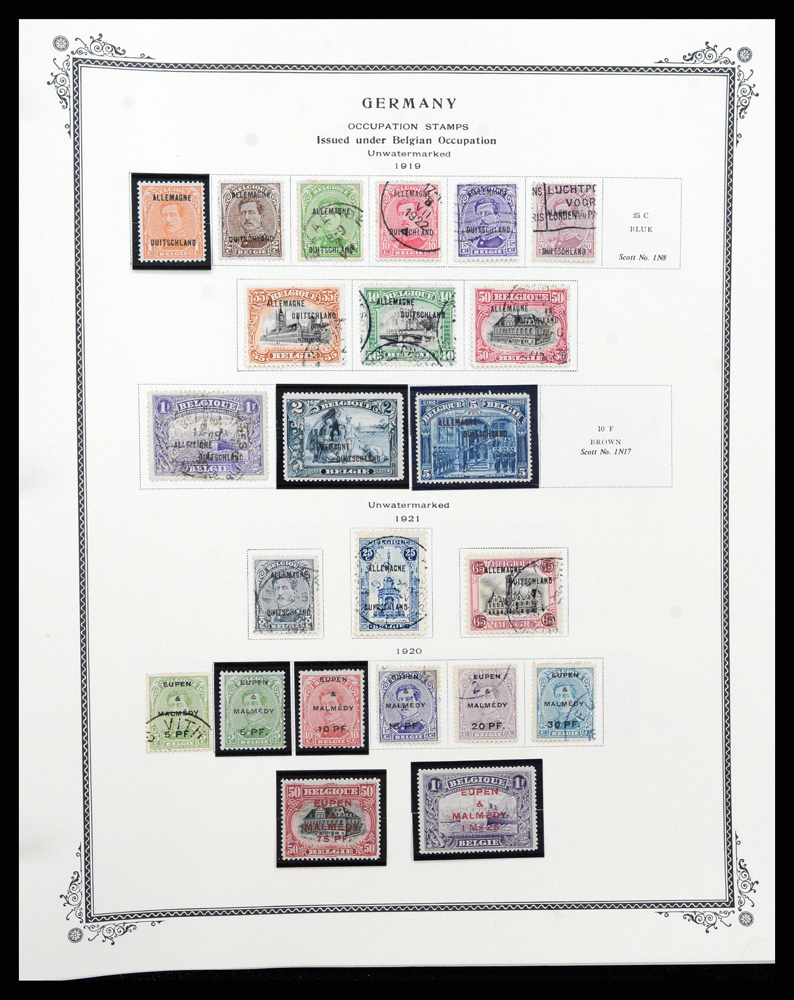 37635 161 - Postzegelverzameling 37635 Duitsland 1872-1968.