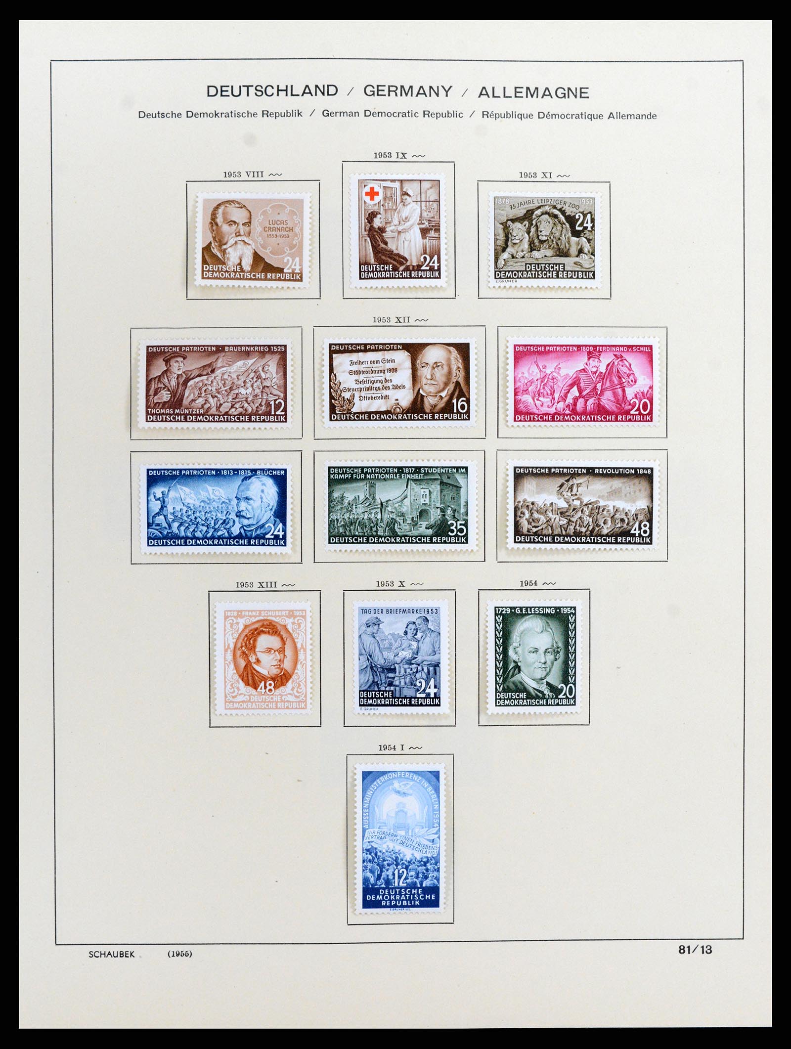 37636 016 - Stamp collection 37636 GDR 1949-1990.