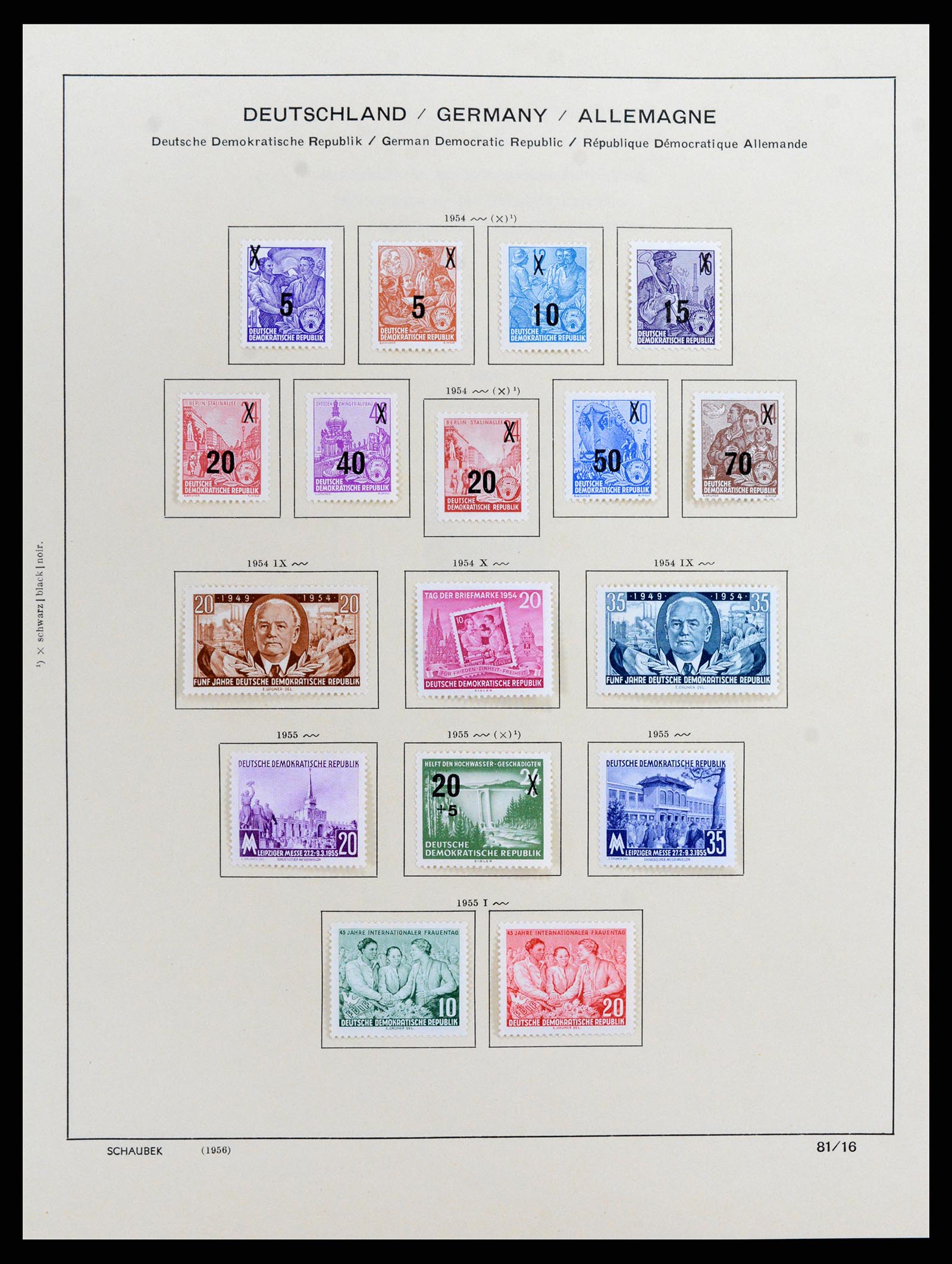 37636 019 - Stamp collection 37636 GDR 1949-1990.