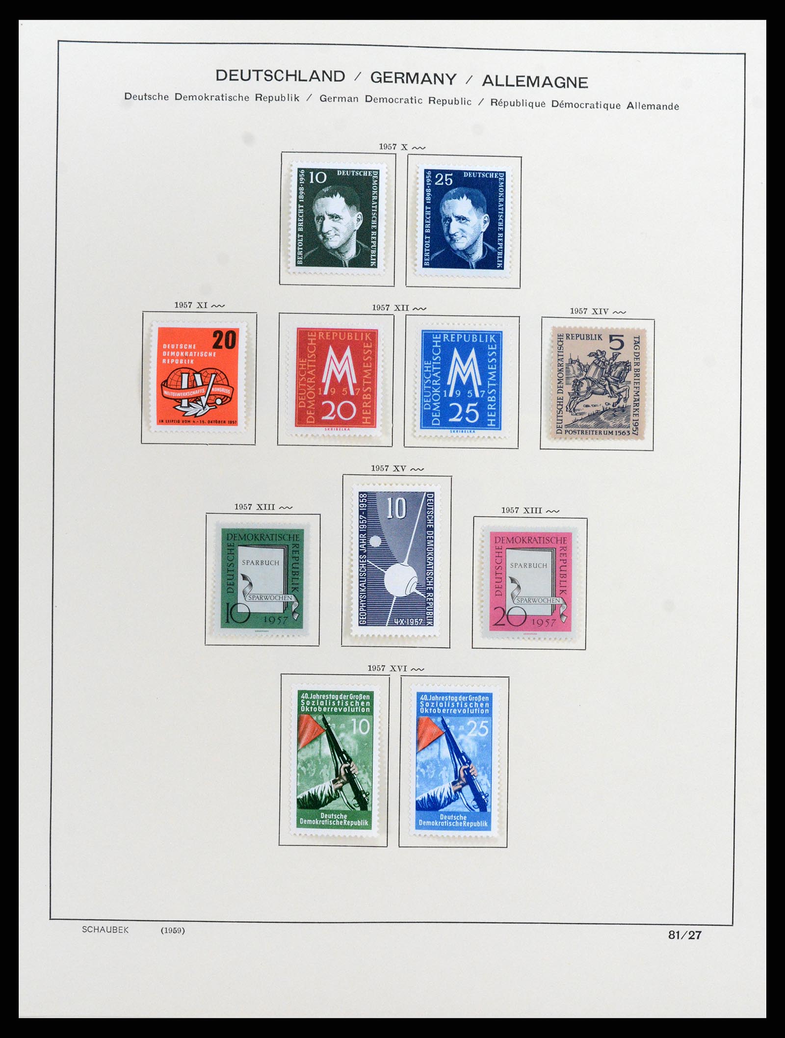 37636 036 - Postzegelverzameling 37636 DDR 1949-1990.