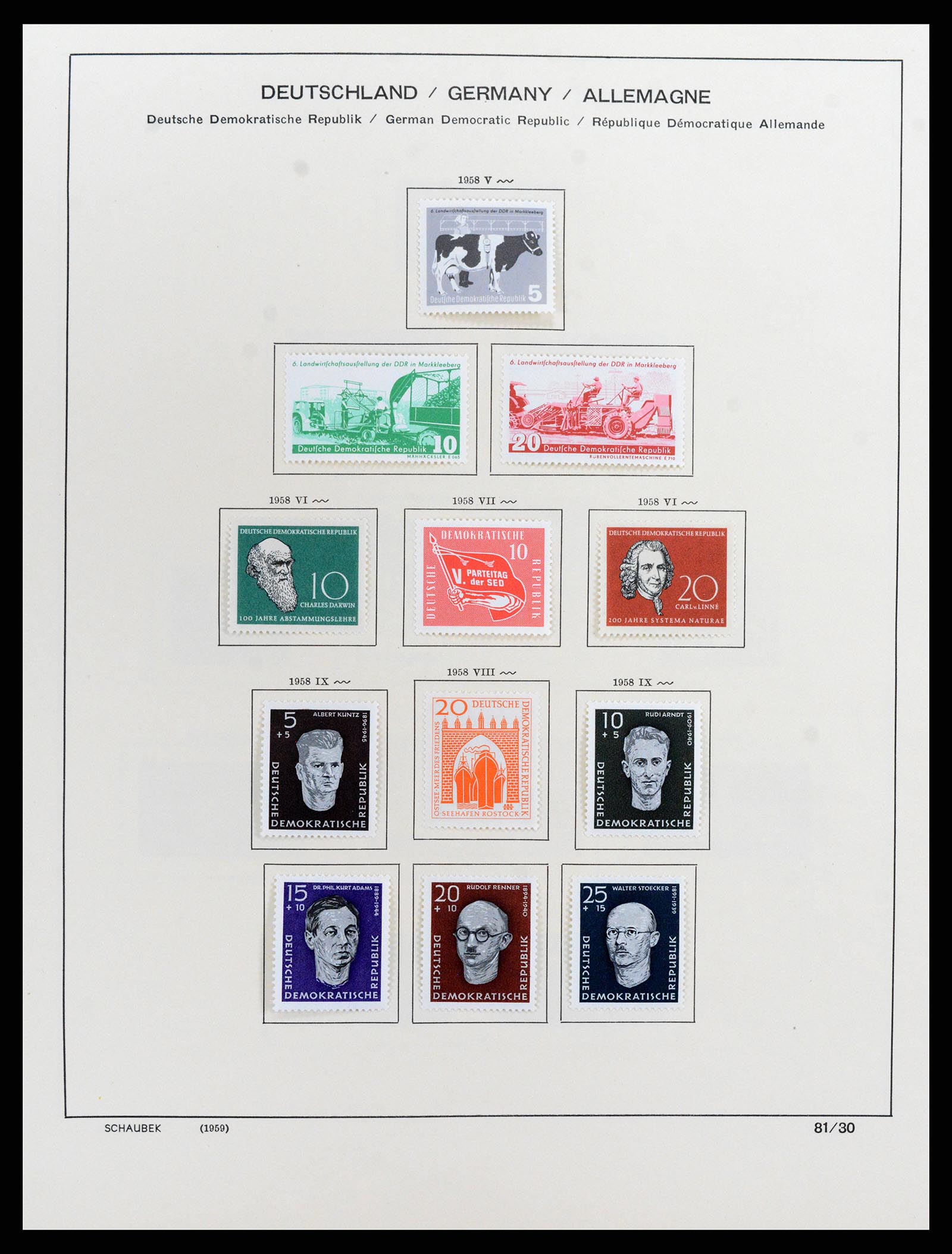 37636 039 - Postzegelverzameling 37636 DDR 1949-1990.
