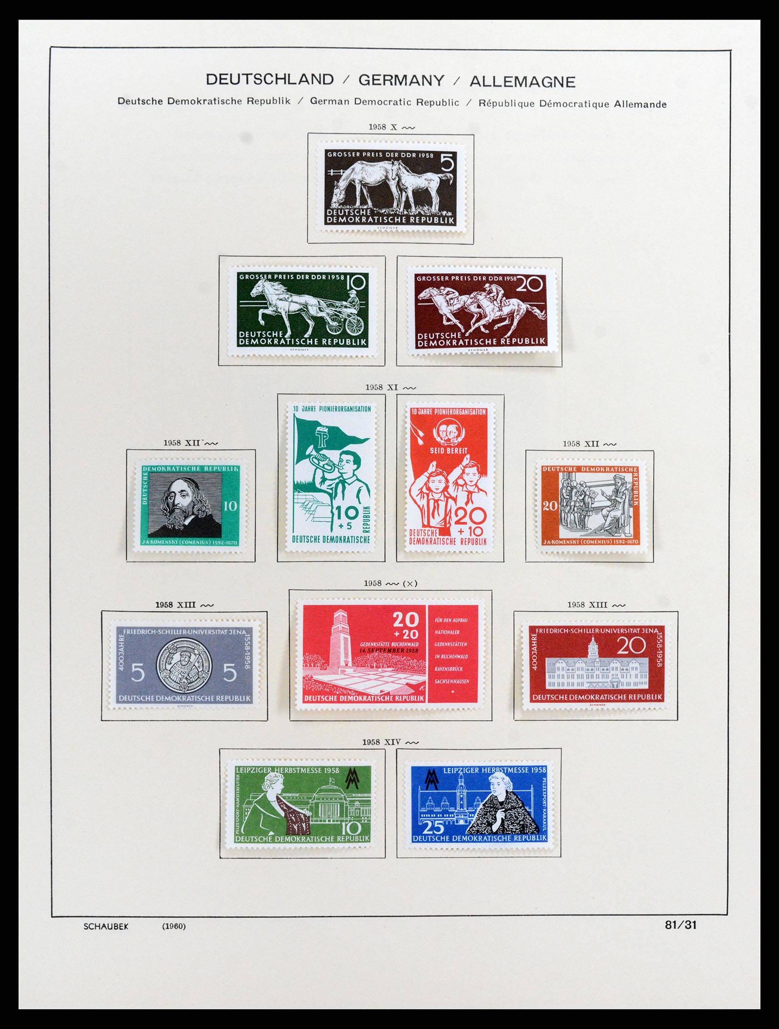37636 040 - Postzegelverzameling 37636 DDR 1949-1990.