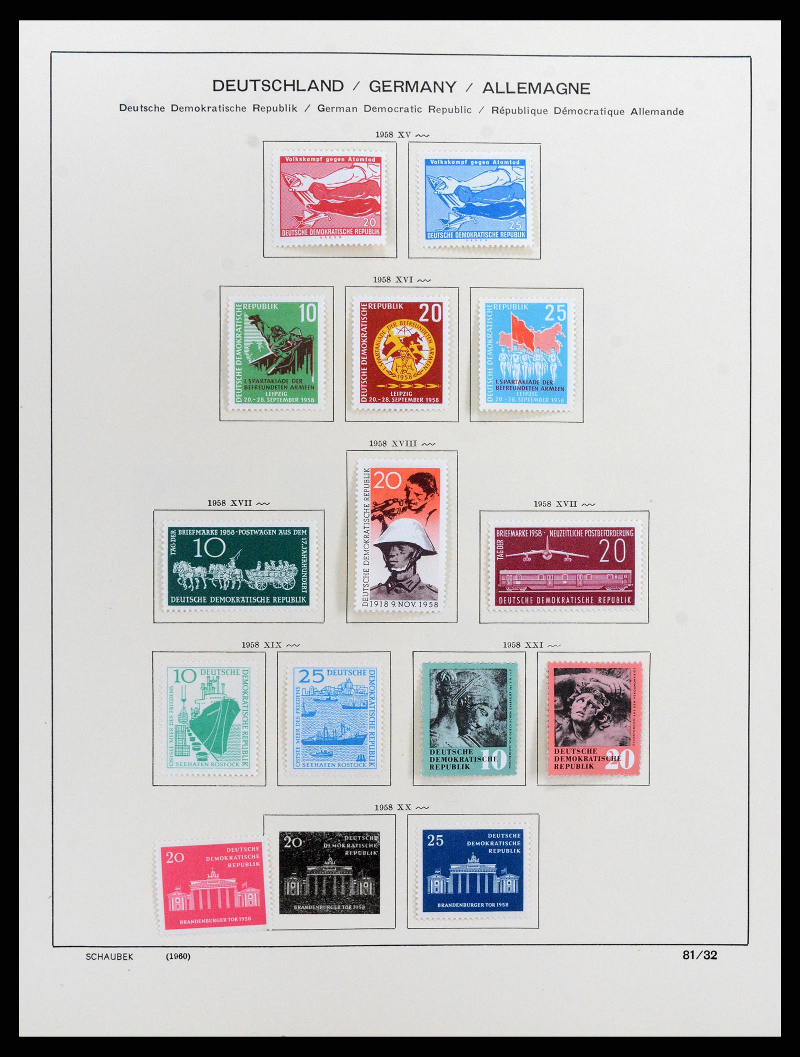 37636 042 - Postzegelverzameling 37636 DDR 1949-1990.