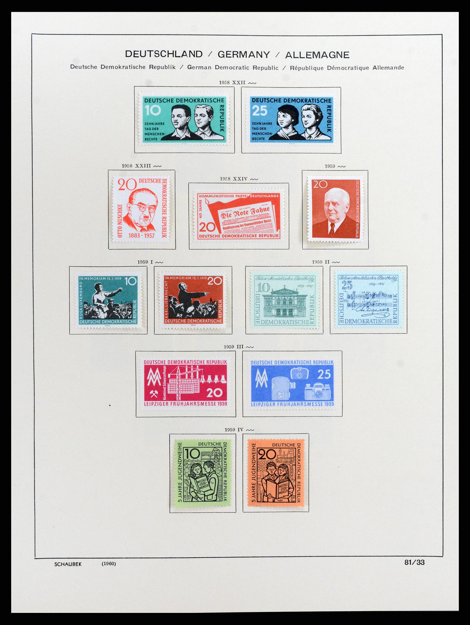 37636 043 - Postzegelverzameling 37636 DDR 1949-1990.