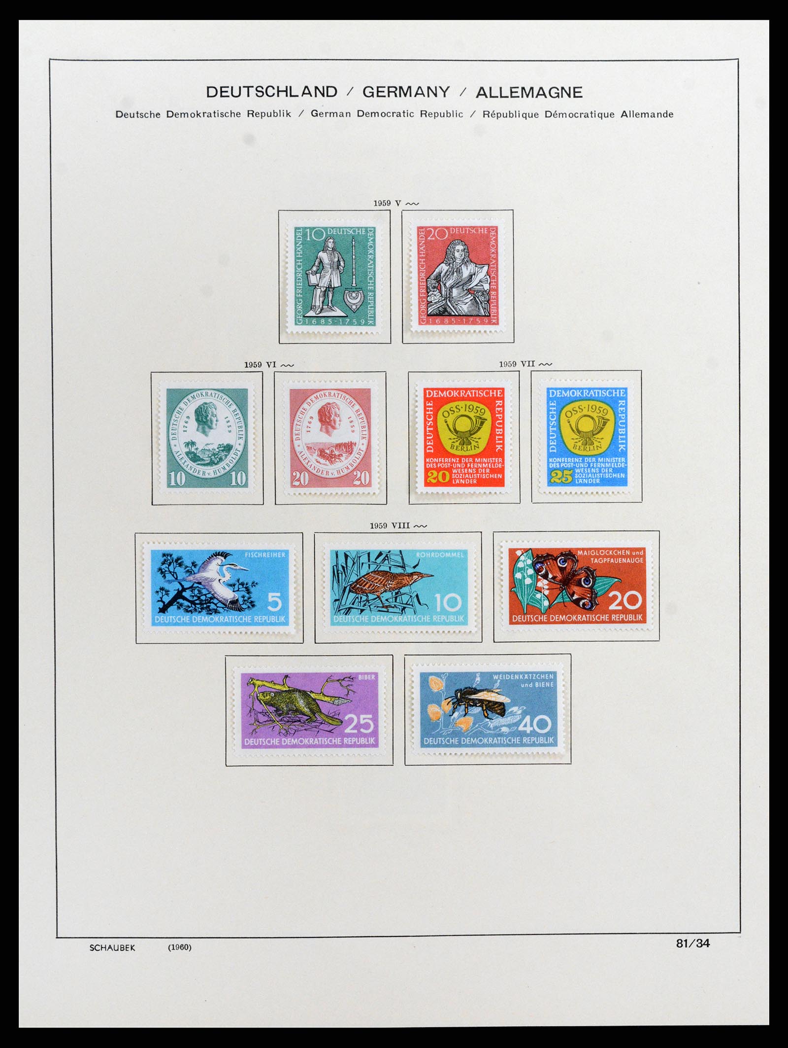 37636 044 - Postzegelverzameling 37636 DDR 1949-1990.