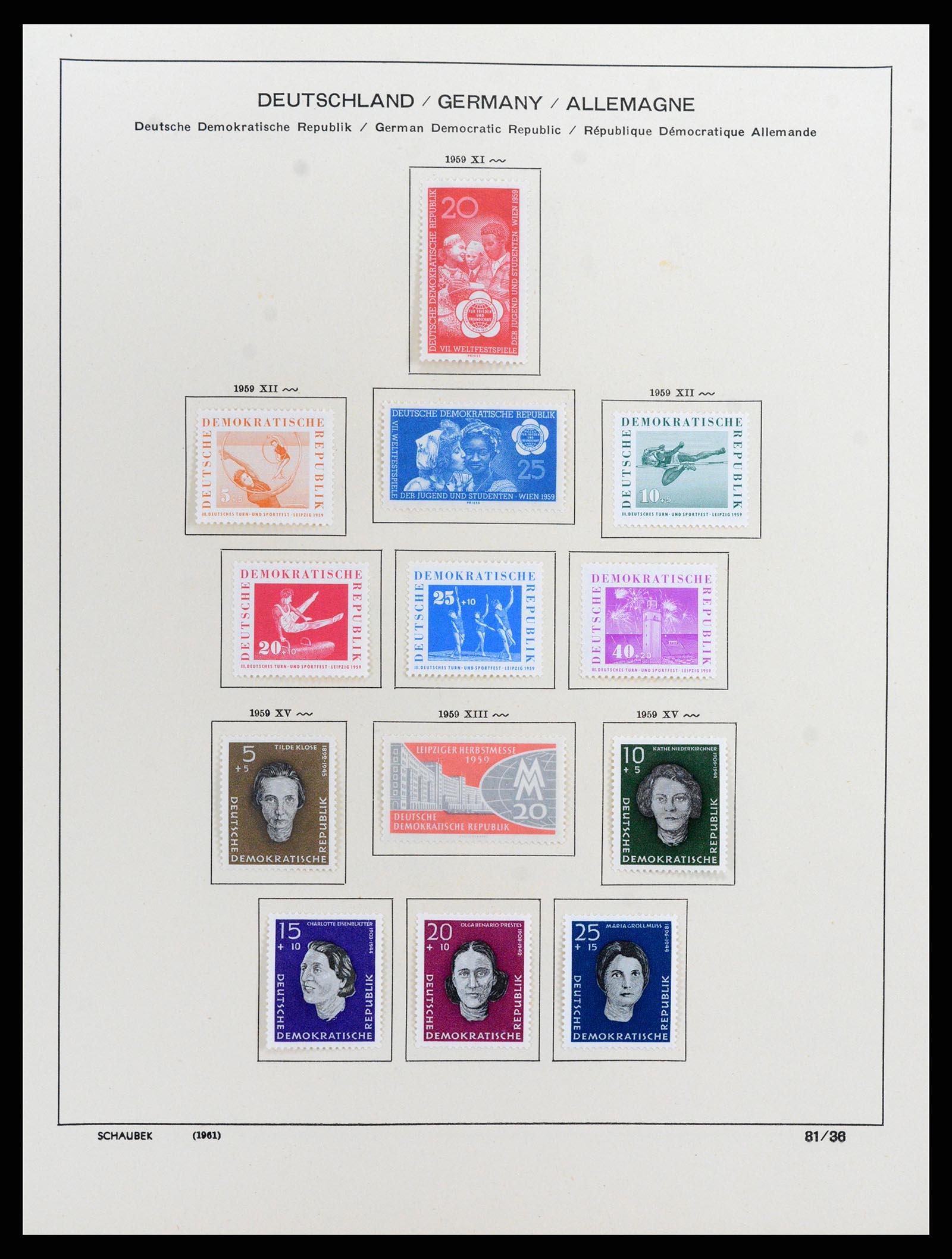 37636 046 - Postzegelverzameling 37636 DDR 1949-1990.