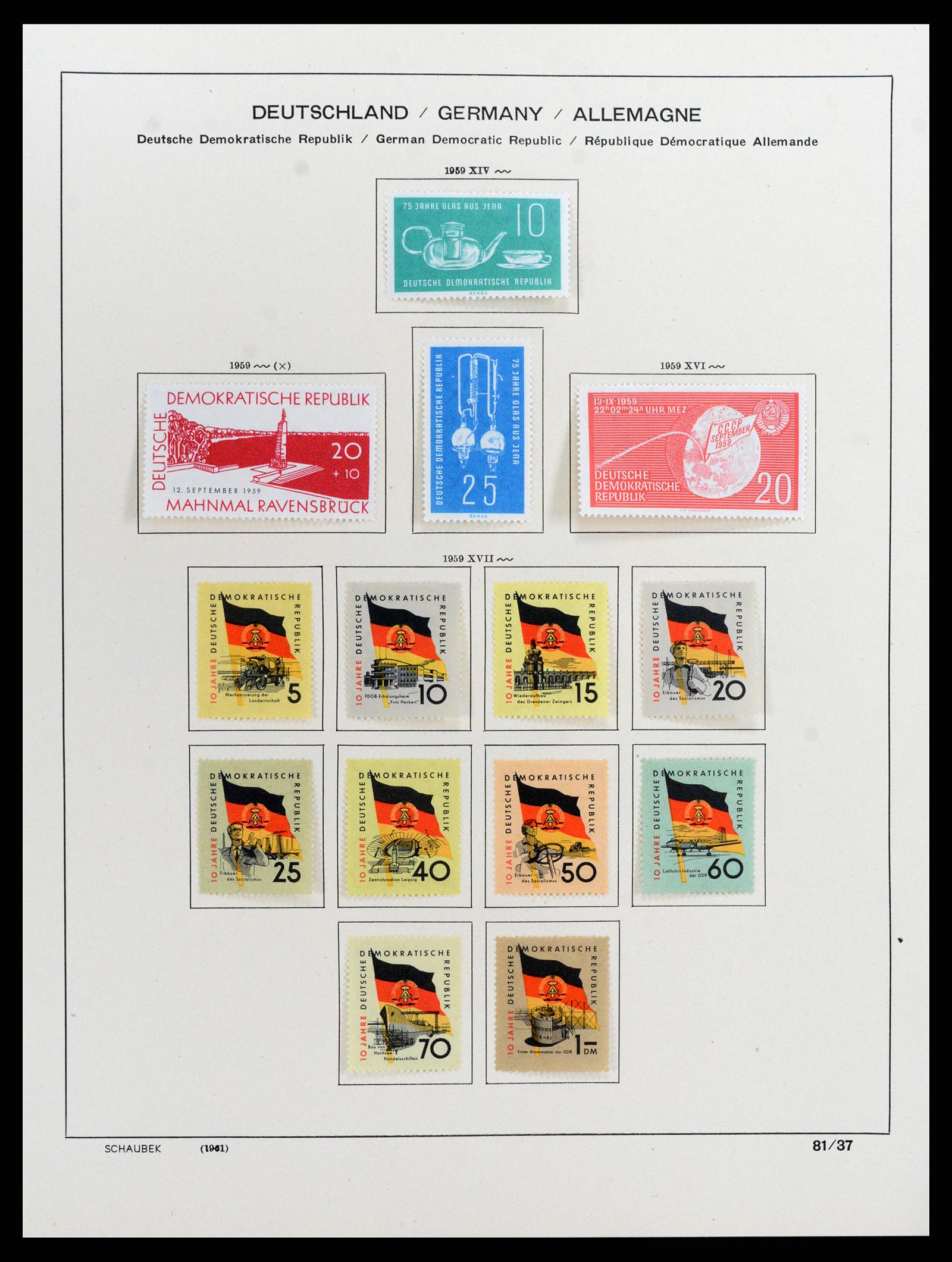 37636 047 - Postzegelverzameling 37636 DDR 1949-1990.