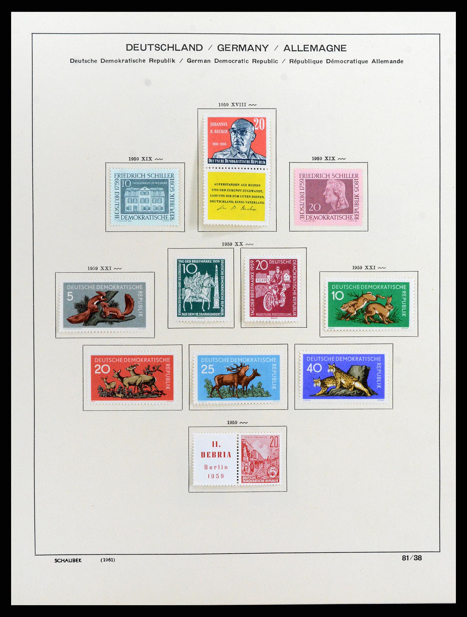 37636 048 - Postzegelverzameling 37636 DDR 1949-1990.