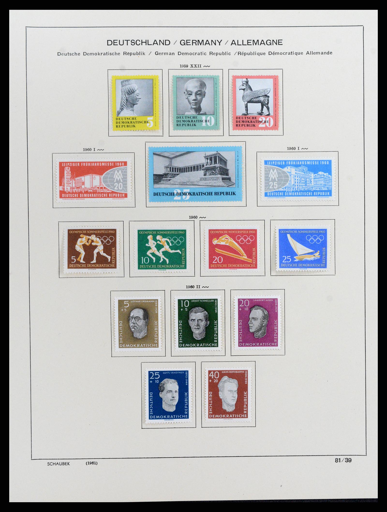 37636 049 - Postzegelverzameling 37636 DDR 1949-1990.