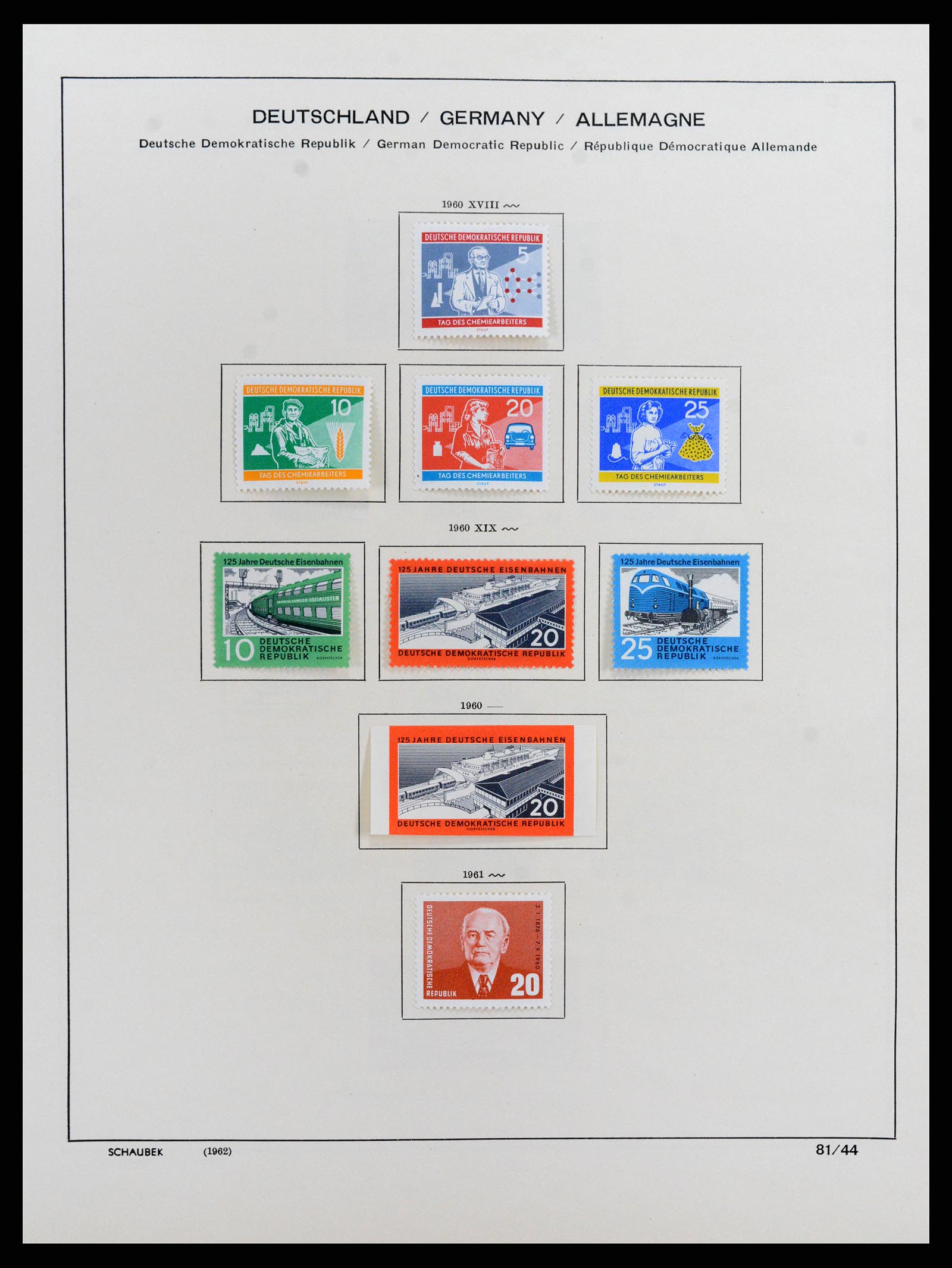 37636 055 - Postzegelverzameling 37636 DDR 1949-1990.