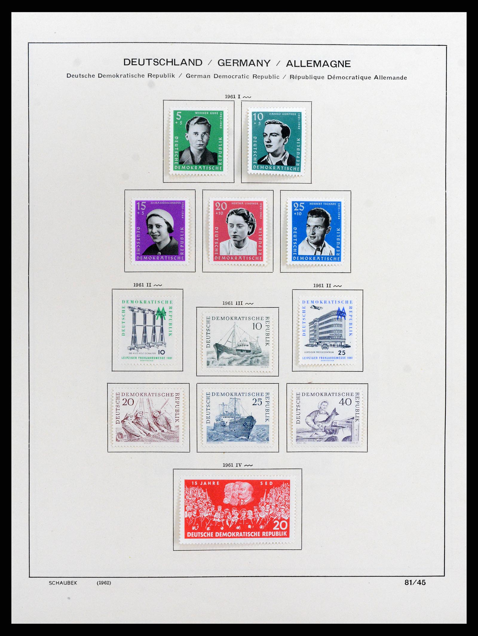 37636 056 - Postzegelverzameling 37636 DDR 1949-1990.
