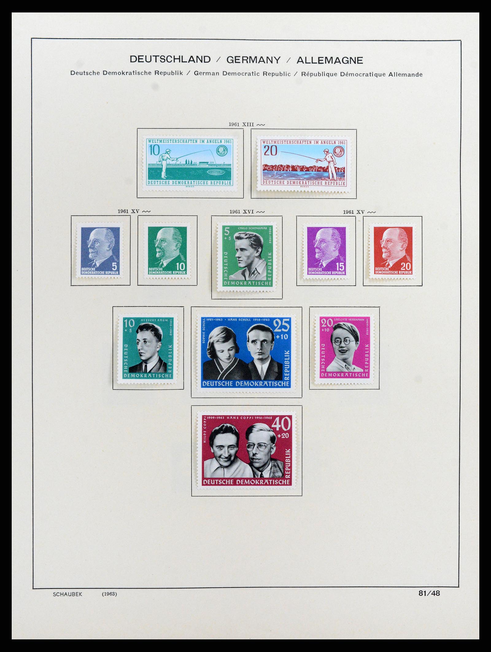 37636 059 - Postzegelverzameling 37636 DDR 1949-1990.