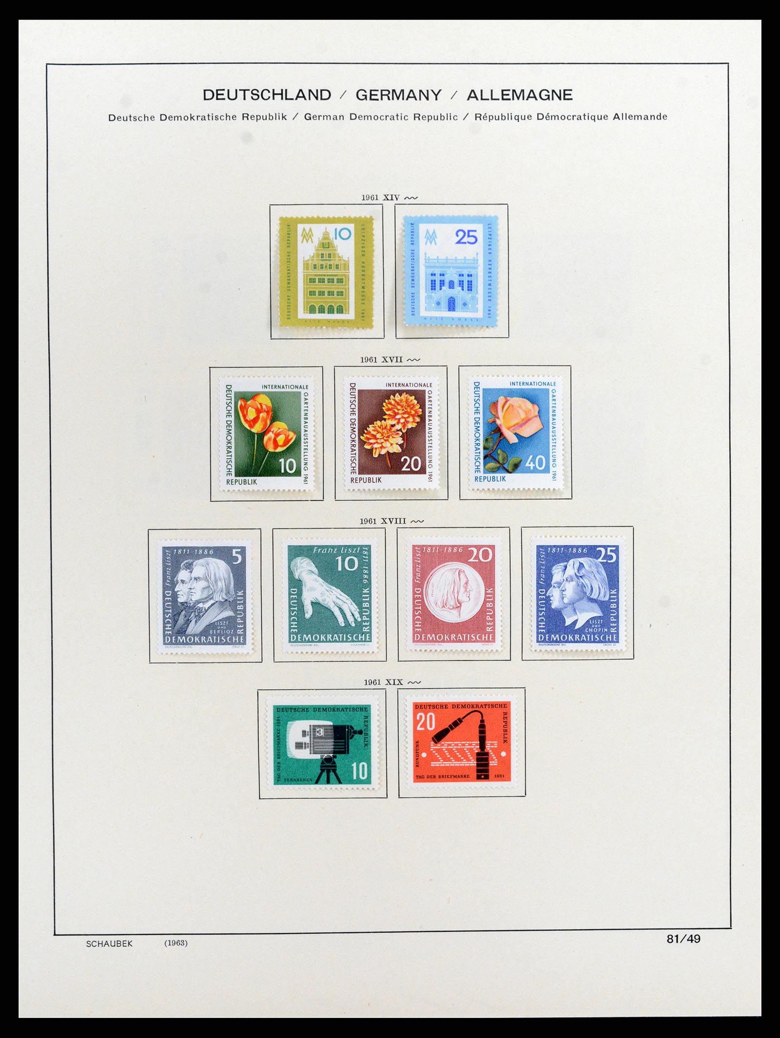 37636 060 - Postzegelverzameling 37636 DDR 1949-1990.