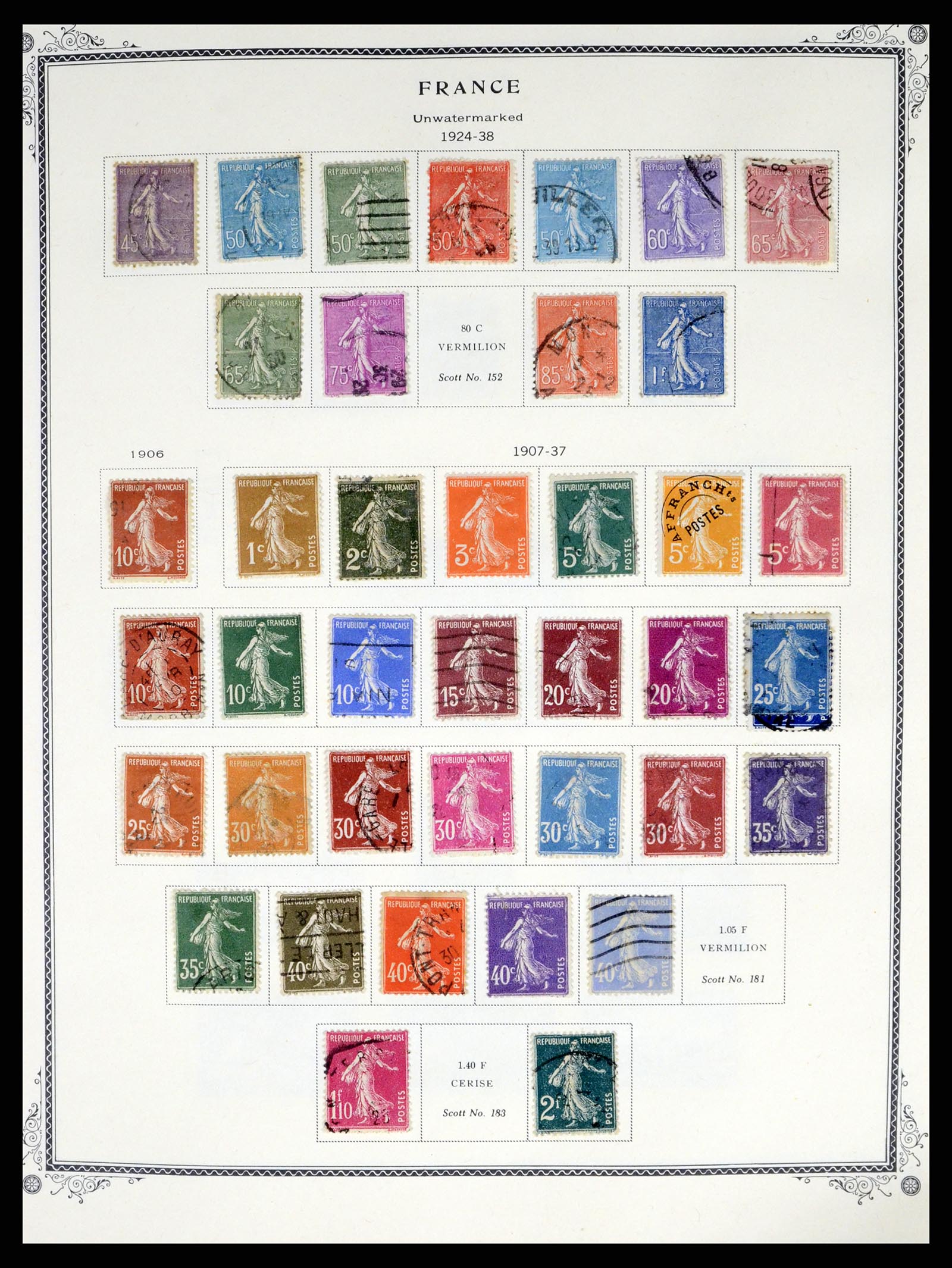 37639 005 - Stamp collection 37639 France 1853-1984.