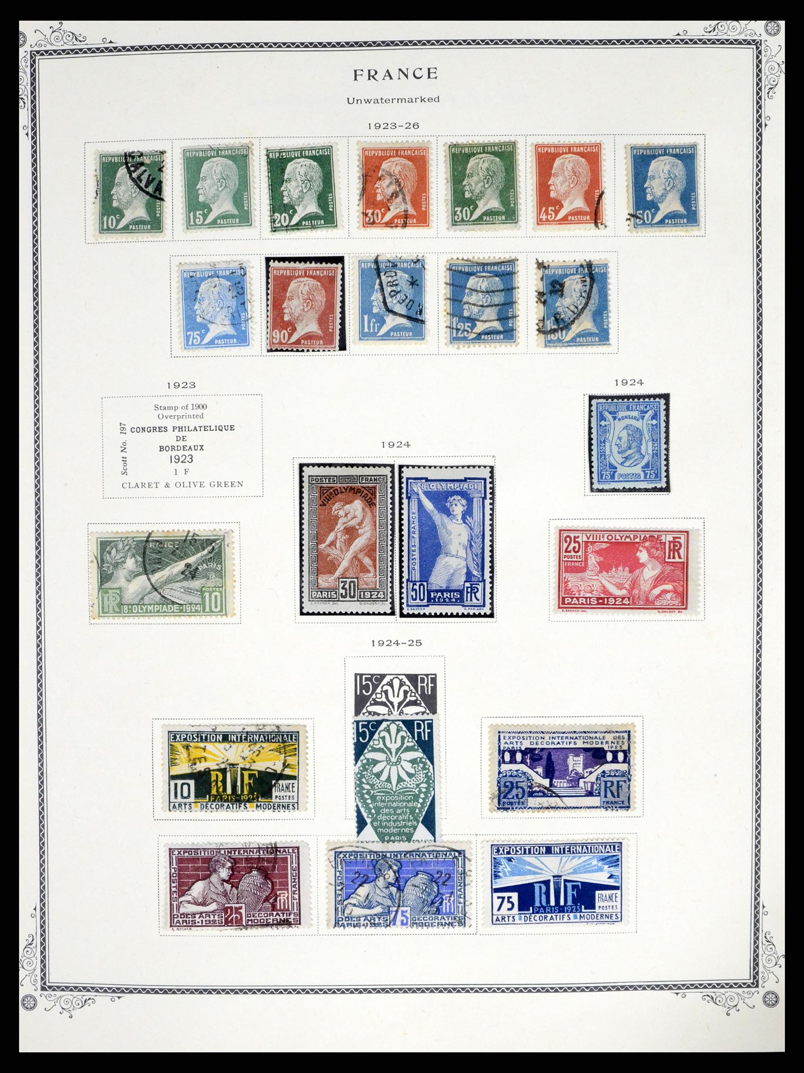 37639 006 - Postzegelverzameling 37639 Frankrijk 1853-1984.