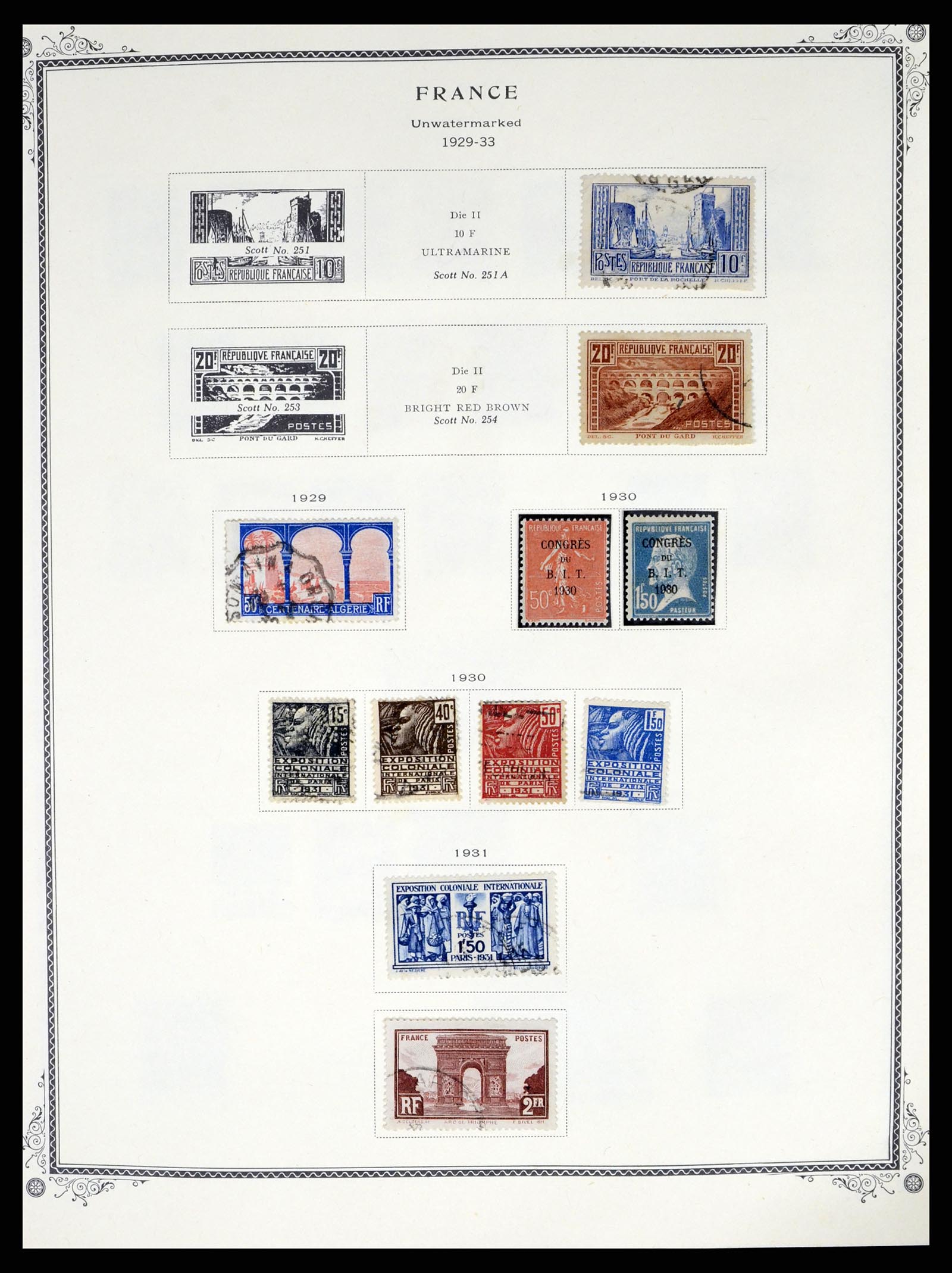 37639 008 - Postzegelverzameling 37639 Frankrijk 1853-1984.
