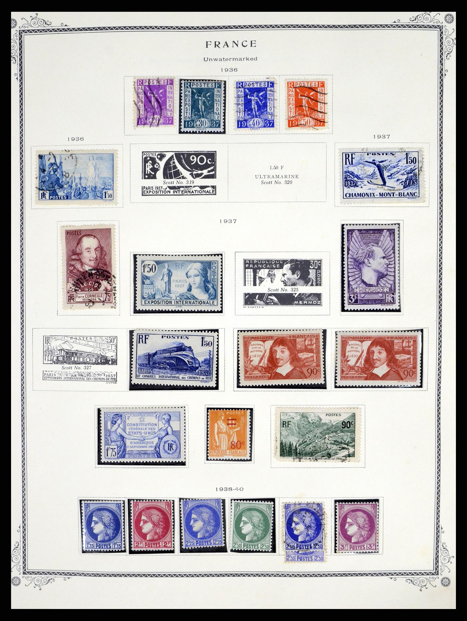 37639 011 - Stamp collection 37639 France 1853-1984.