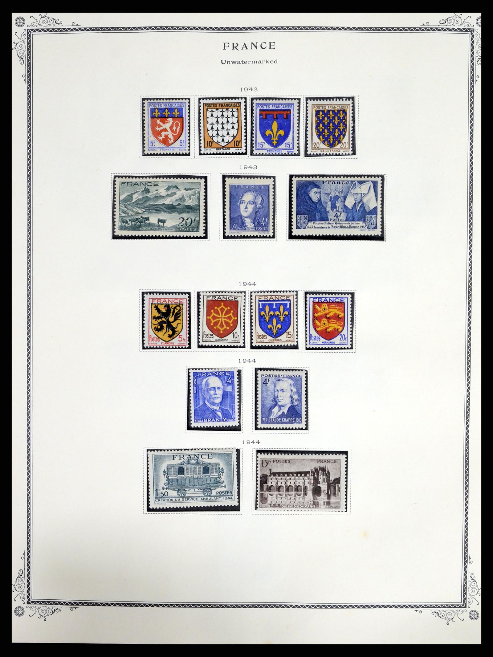 37639 017 - Postzegelverzameling 37639 Frankrijk 1853-1984.