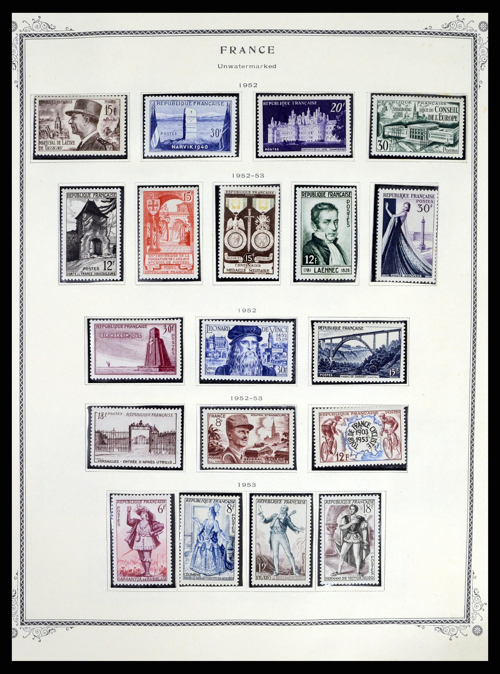 37639 026 - Postzegelverzameling 37639 Frankrijk 1853-1984.