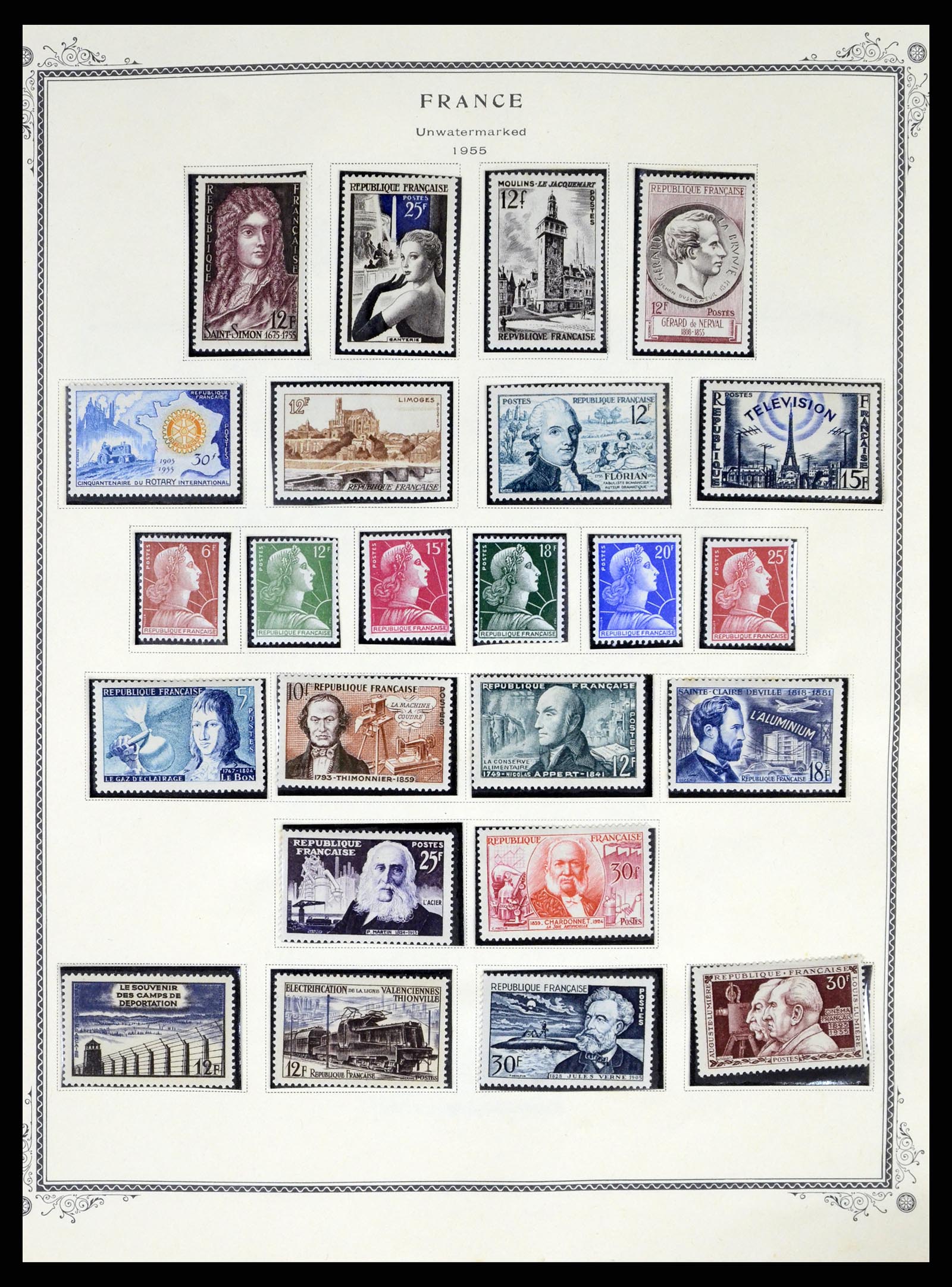 37639 029 - Postzegelverzameling 37639 Frankrijk 1853-1984.