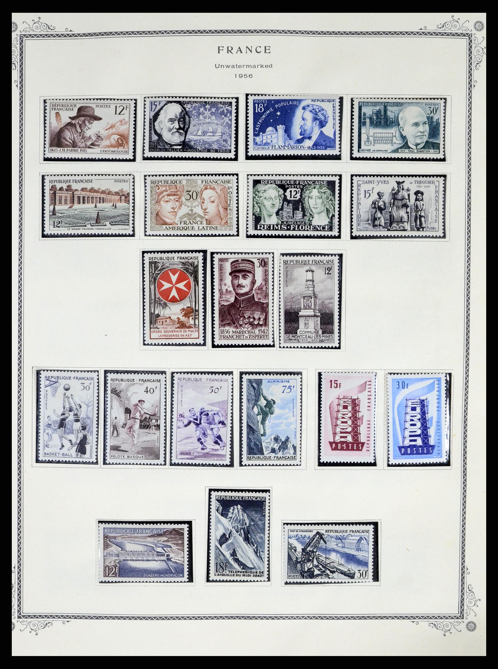 37639 031 - Postzegelverzameling 37639 Frankrijk 1853-1984.