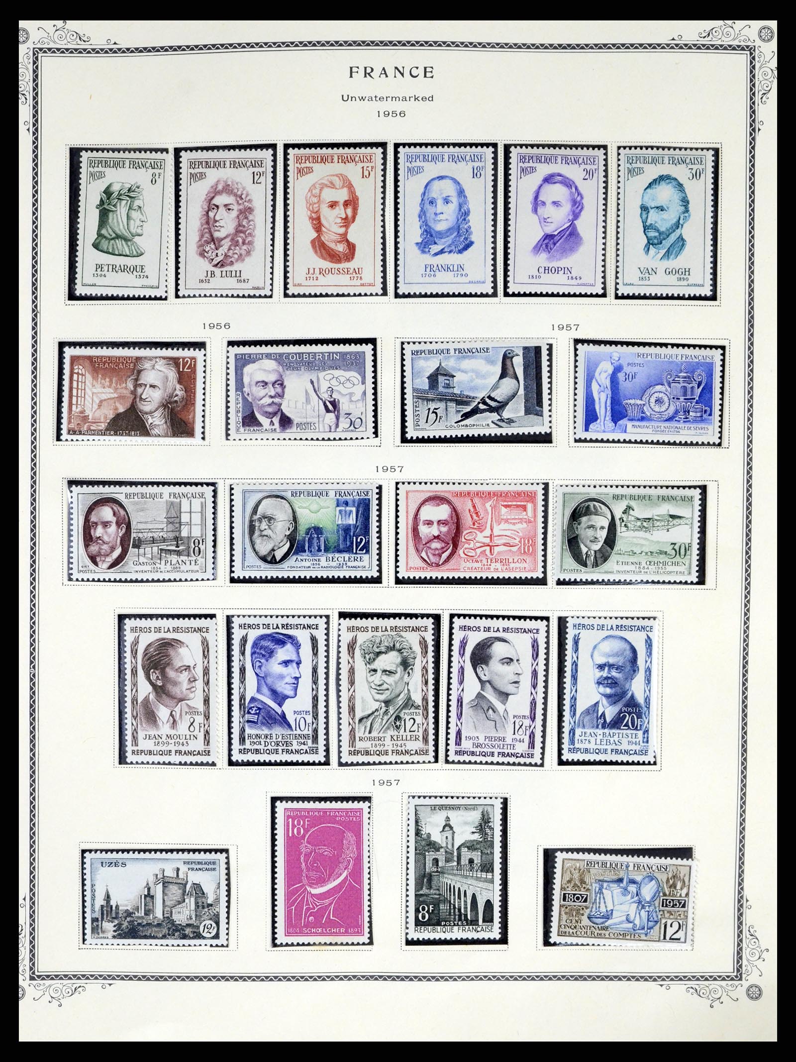 37639 032 - Postzegelverzameling 37639 Frankrijk 1853-1984.