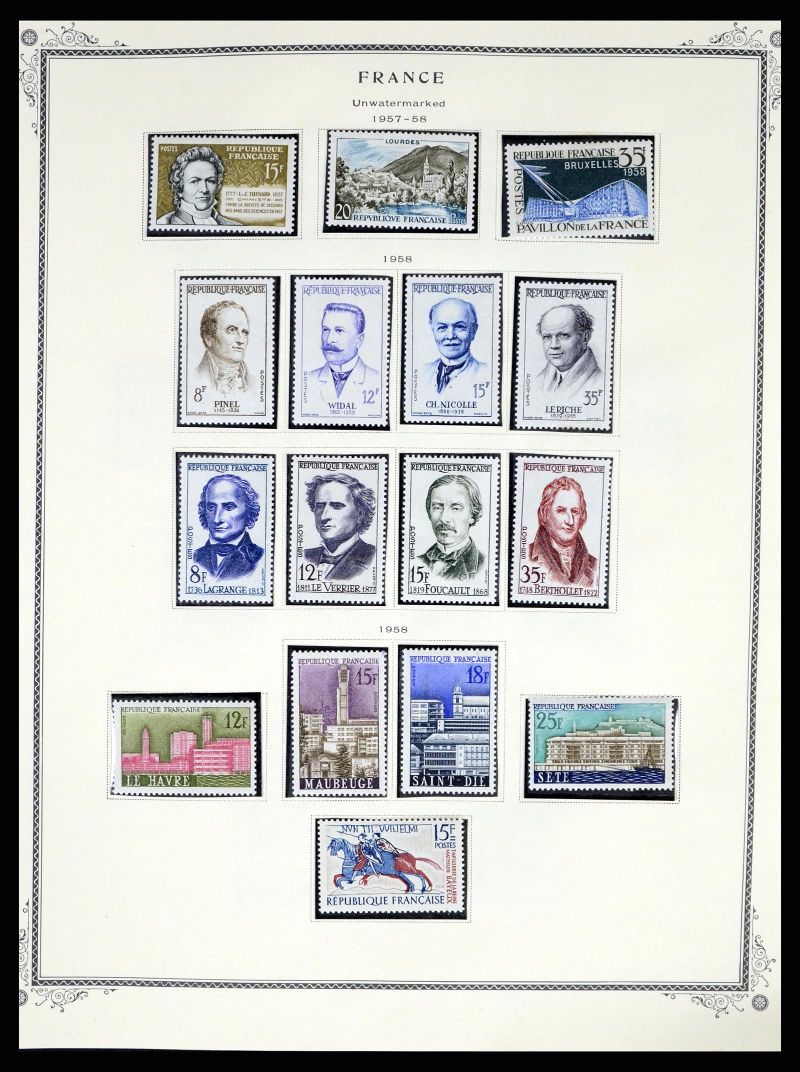 37639 035 - Postzegelverzameling 37639 Frankrijk 1853-1984.