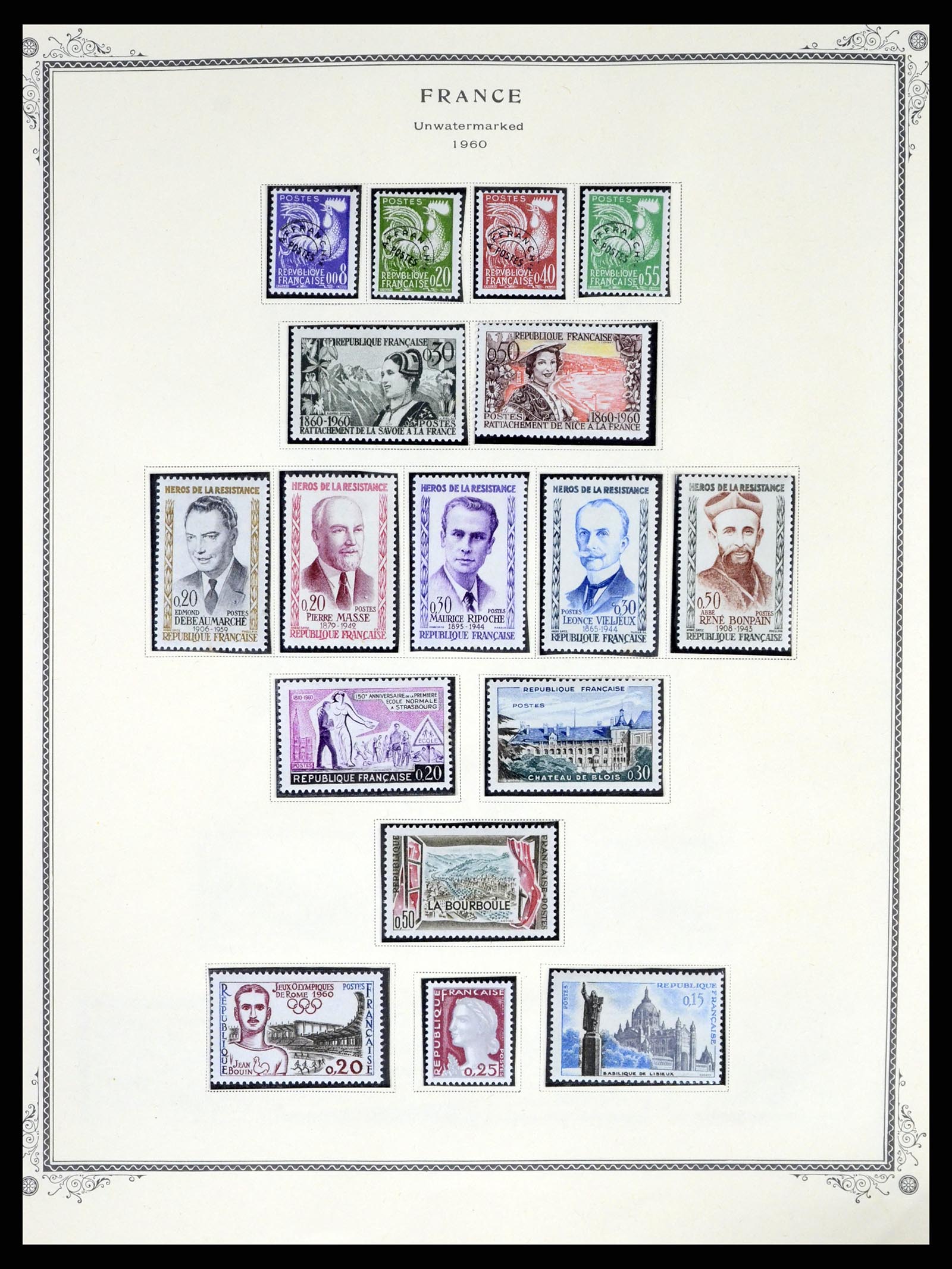 37639 040 - Postzegelverzameling 37639 Frankrijk 1853-1984.