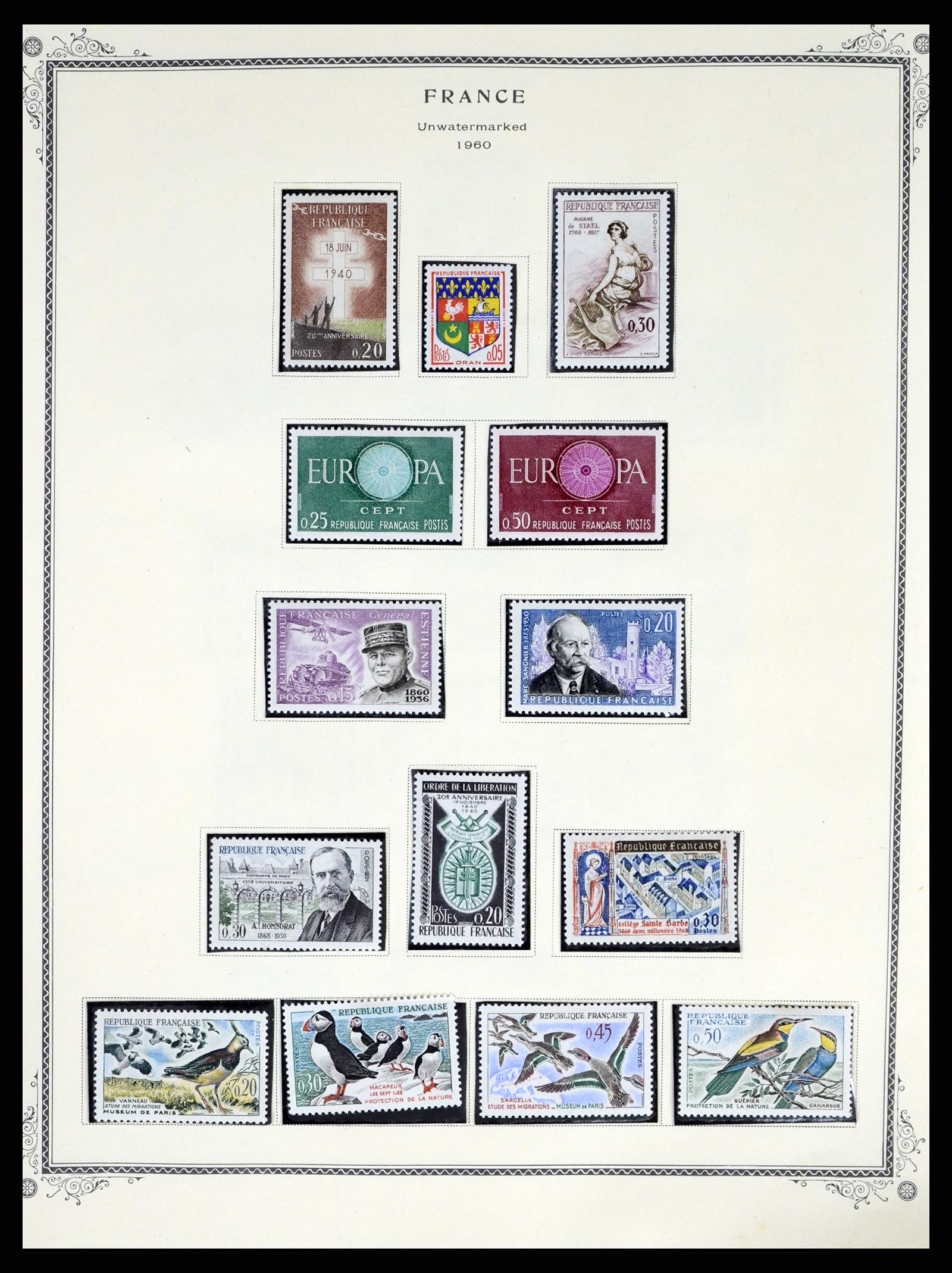 37639 041 - Postzegelverzameling 37639 Frankrijk 1853-1984.