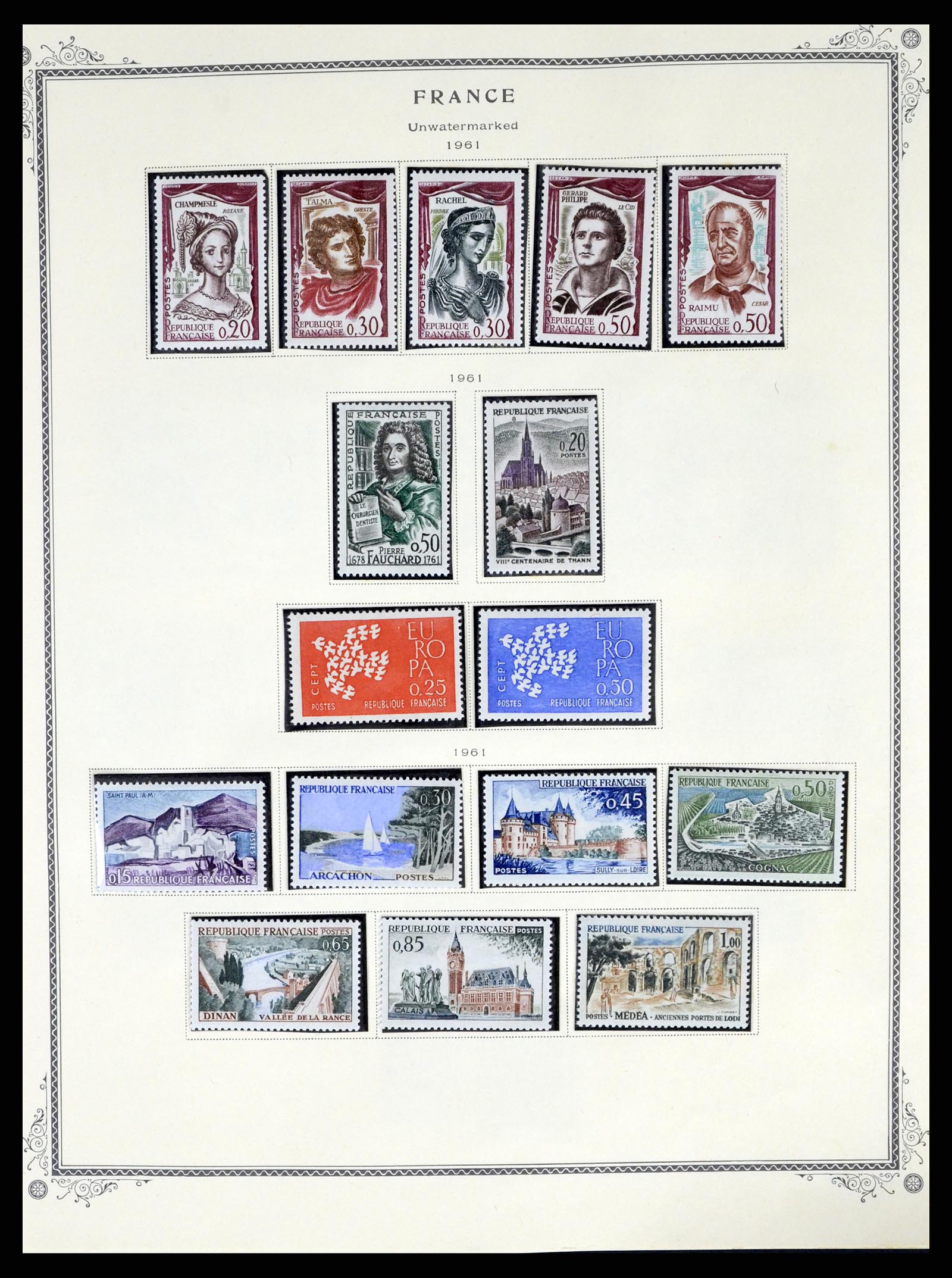 37639 043 - Postzegelverzameling 37639 Frankrijk 1853-1984.