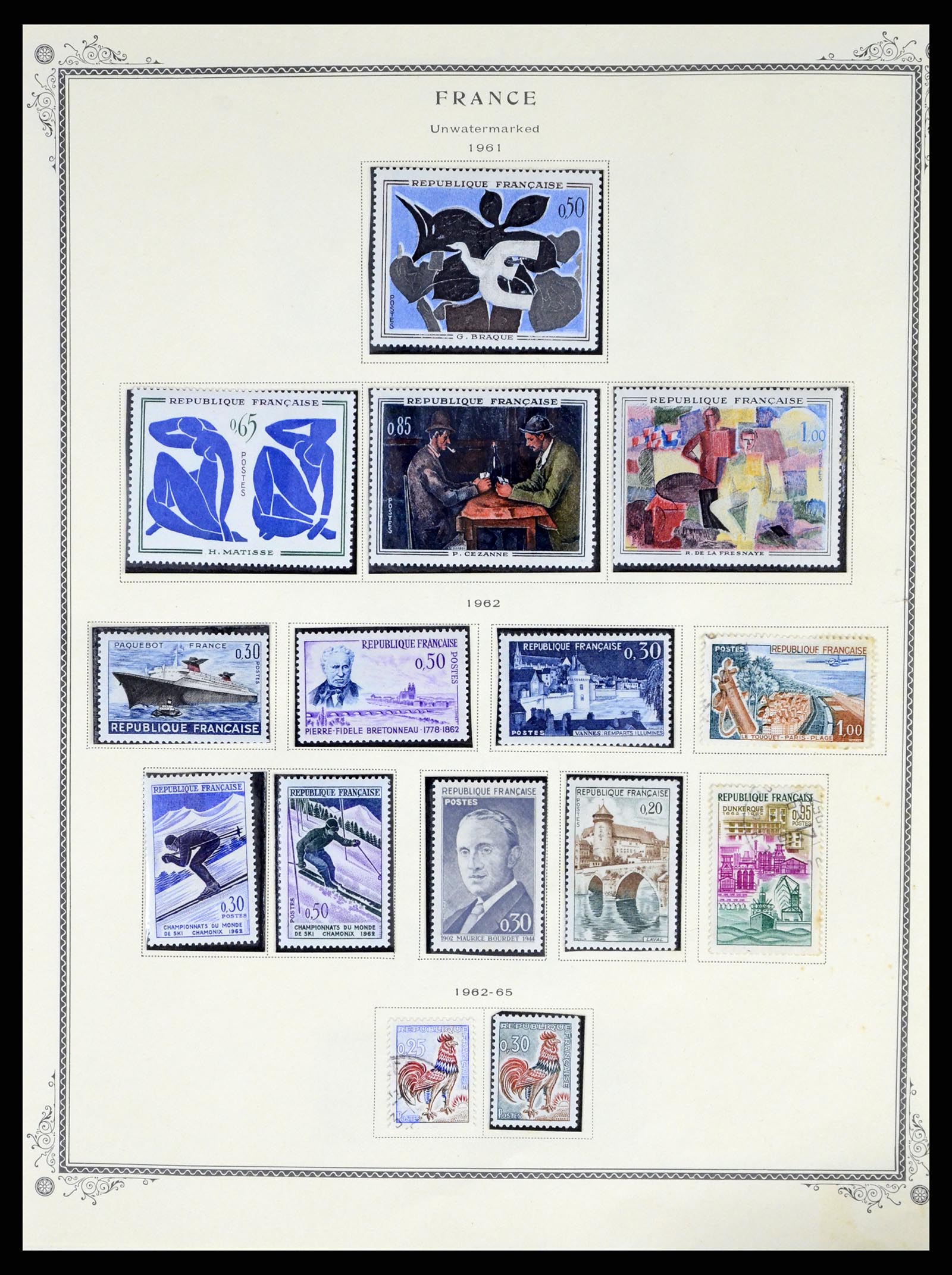 37639 044 - Postzegelverzameling 37639 Frankrijk 1853-1984.