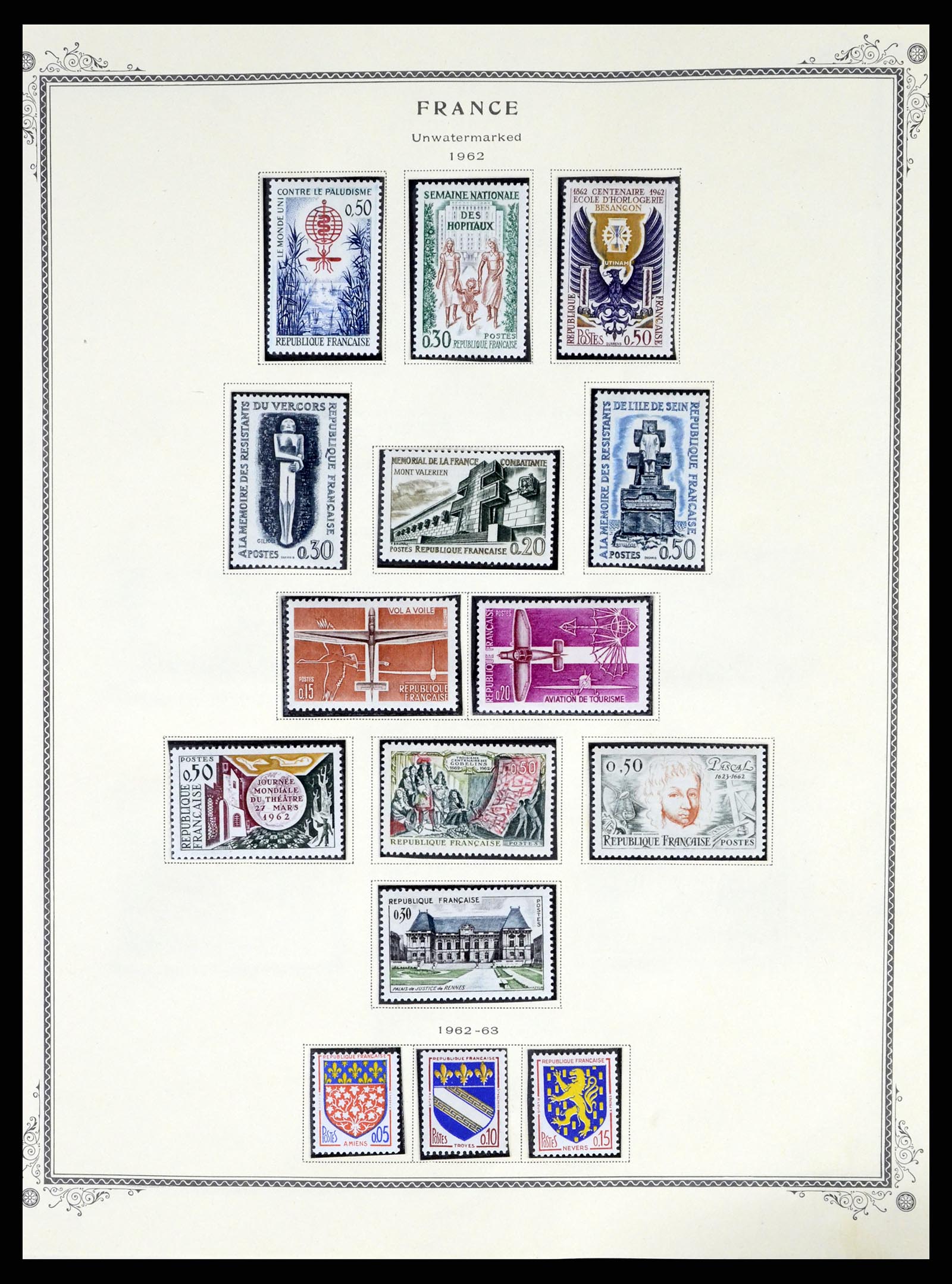 37639 045 - Postzegelverzameling 37639 Frankrijk 1853-1984.