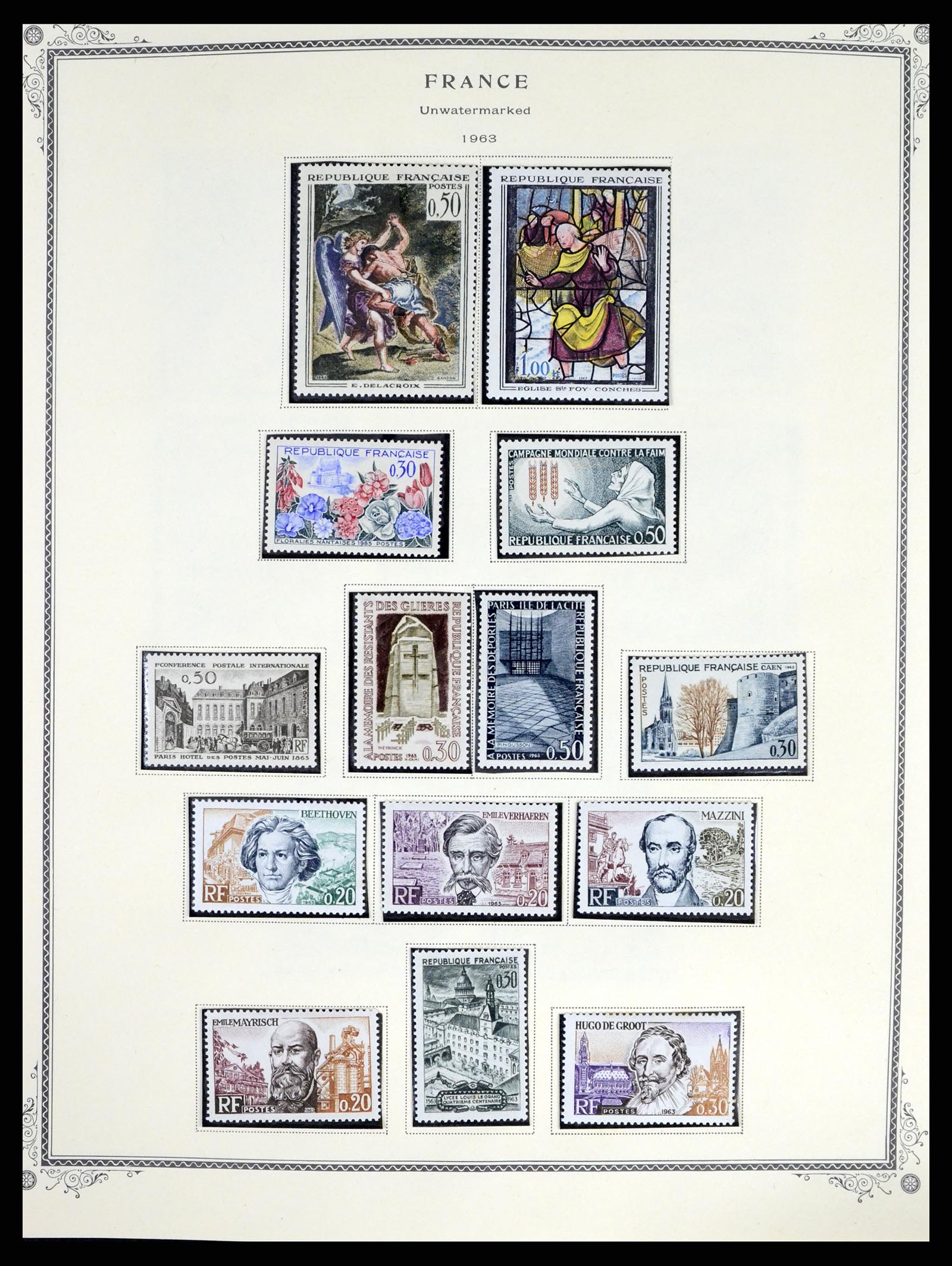 37639 047 - Postzegelverzameling 37639 Frankrijk 1853-1984.