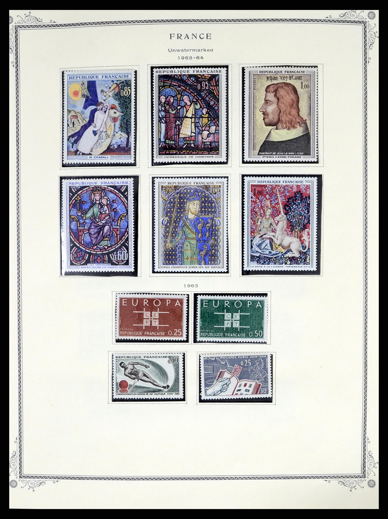 37639 048 - Postzegelverzameling 37639 Frankrijk 1853-1984.