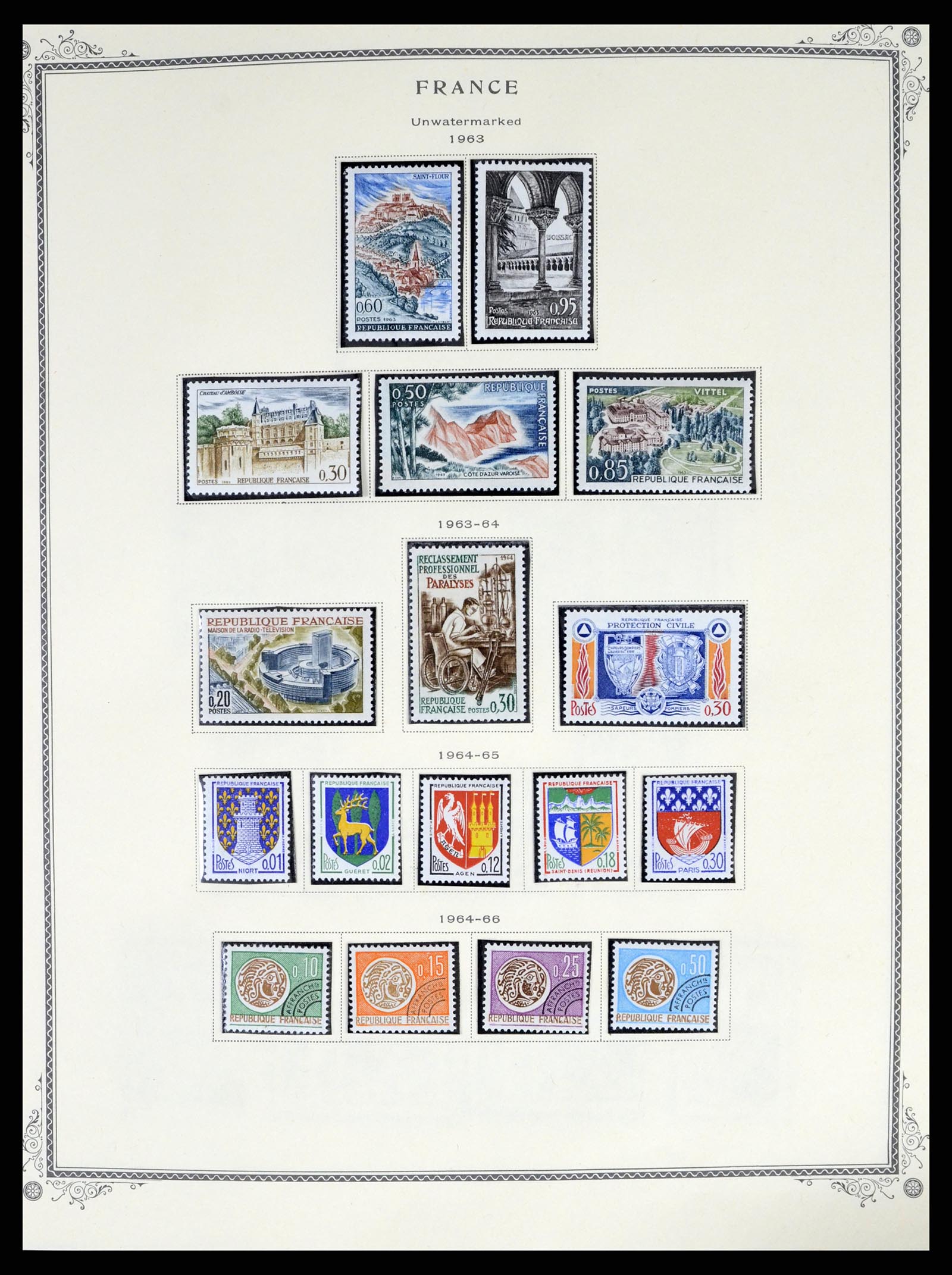 37639 049 - Postzegelverzameling 37639 Frankrijk 1853-1984.