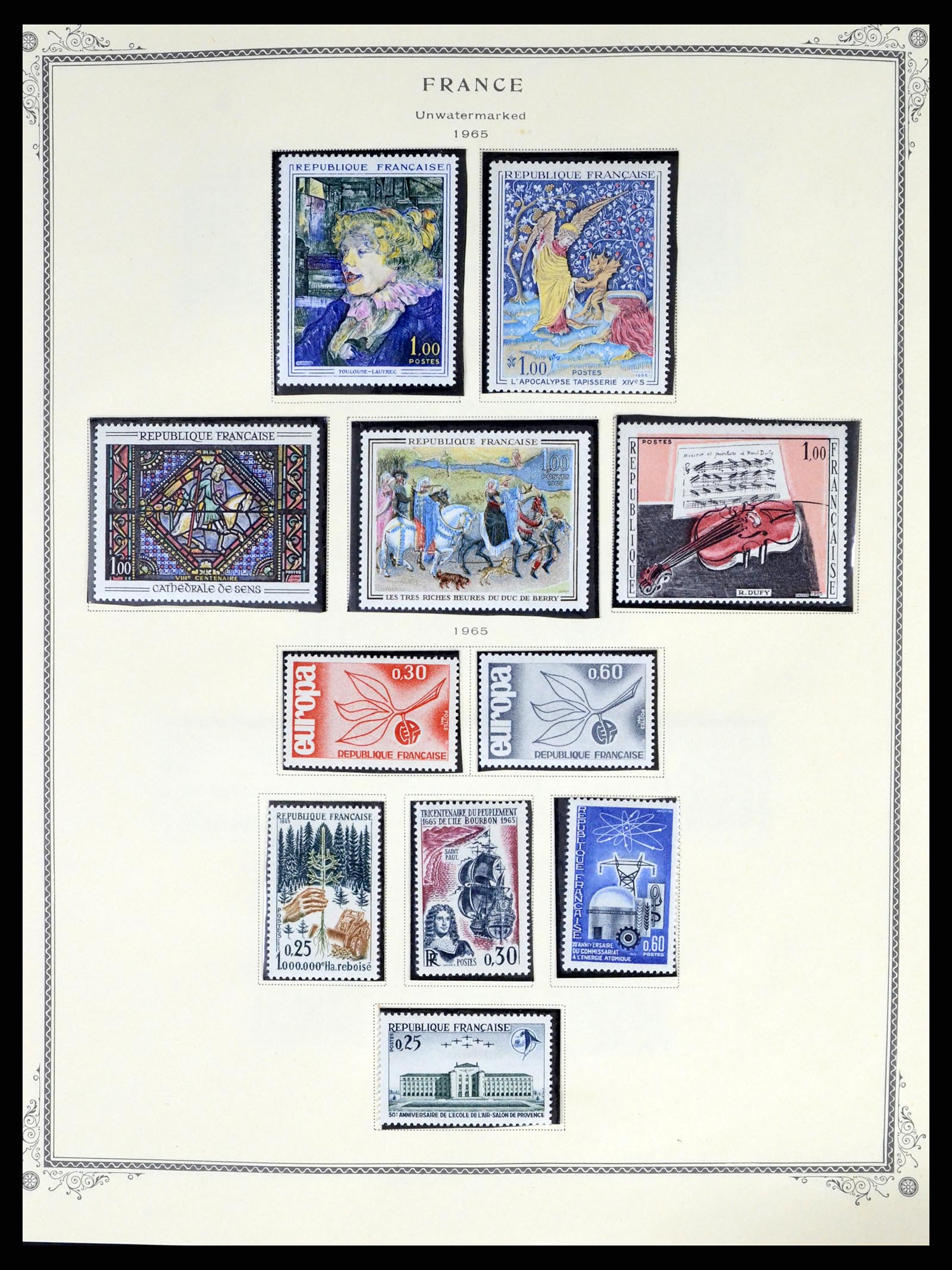 37639 052 - Postzegelverzameling 37639 Frankrijk 1853-1984.