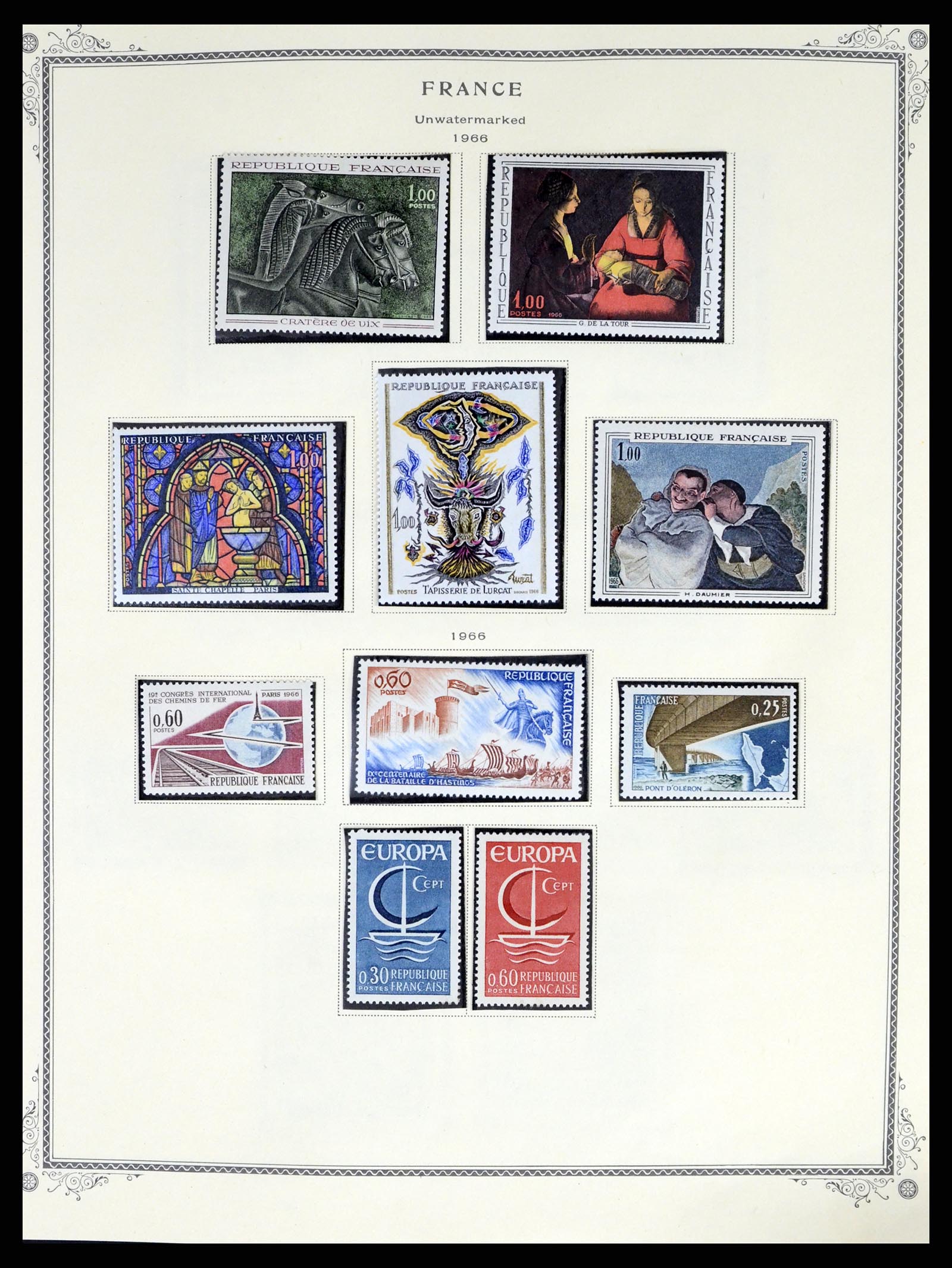 37639 054 - Postzegelverzameling 37639 Frankrijk 1853-1984.