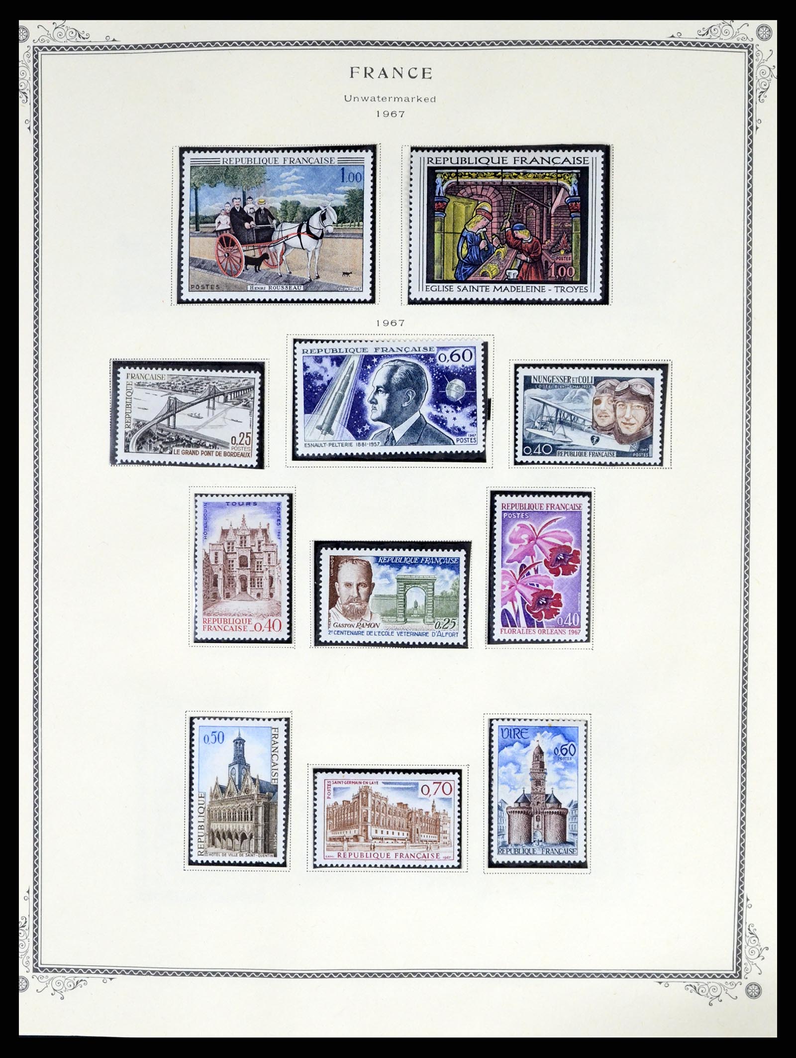 37639 056 - Postzegelverzameling 37639 Frankrijk 1853-1984.