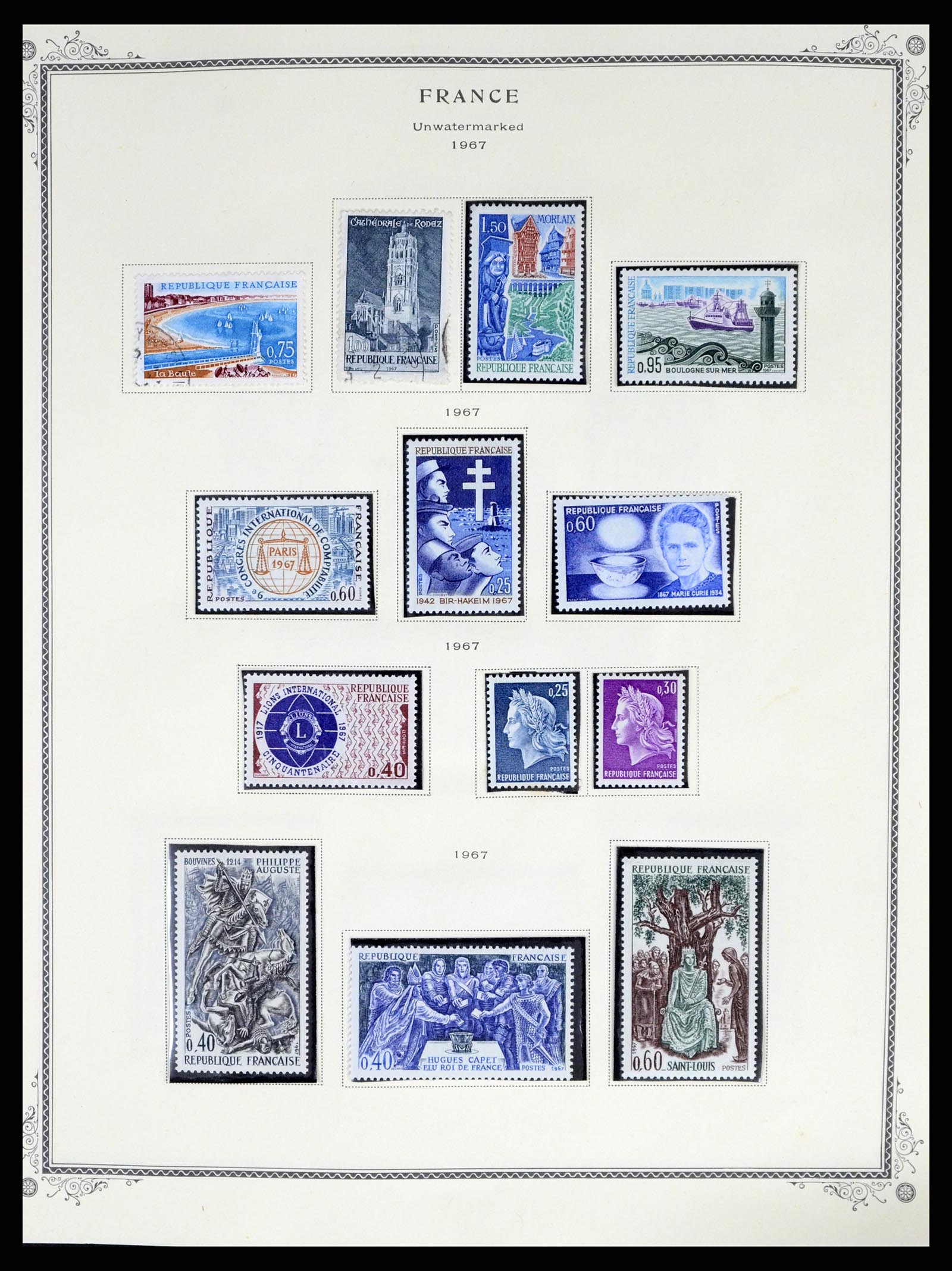 37639 057 - Postzegelverzameling 37639 Frankrijk 1853-1984.