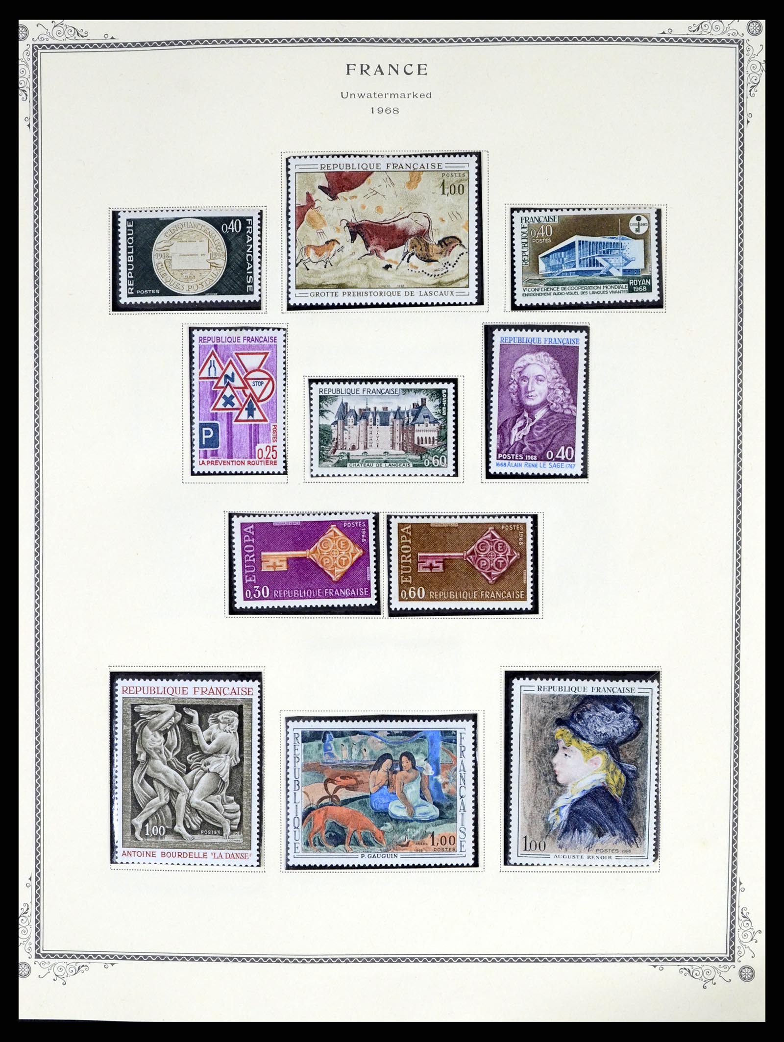 37639 058 - Postzegelverzameling 37639 Frankrijk 1853-1984.