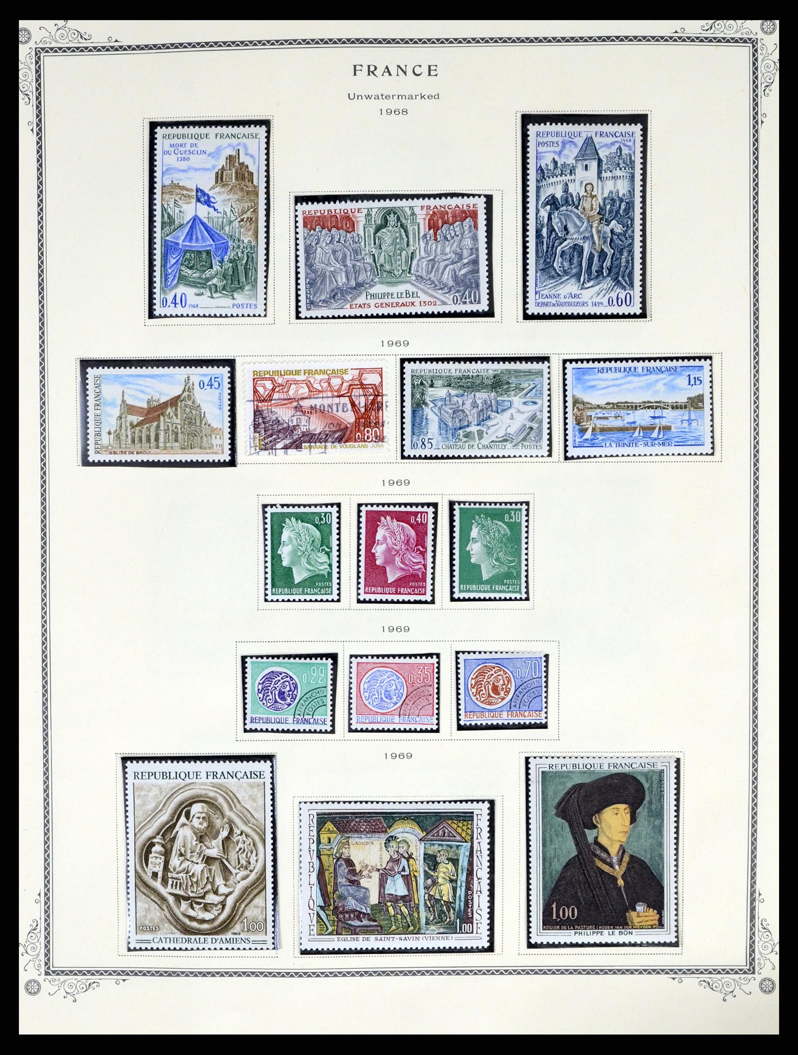 37639 060 - Postzegelverzameling 37639 Frankrijk 1853-1984.