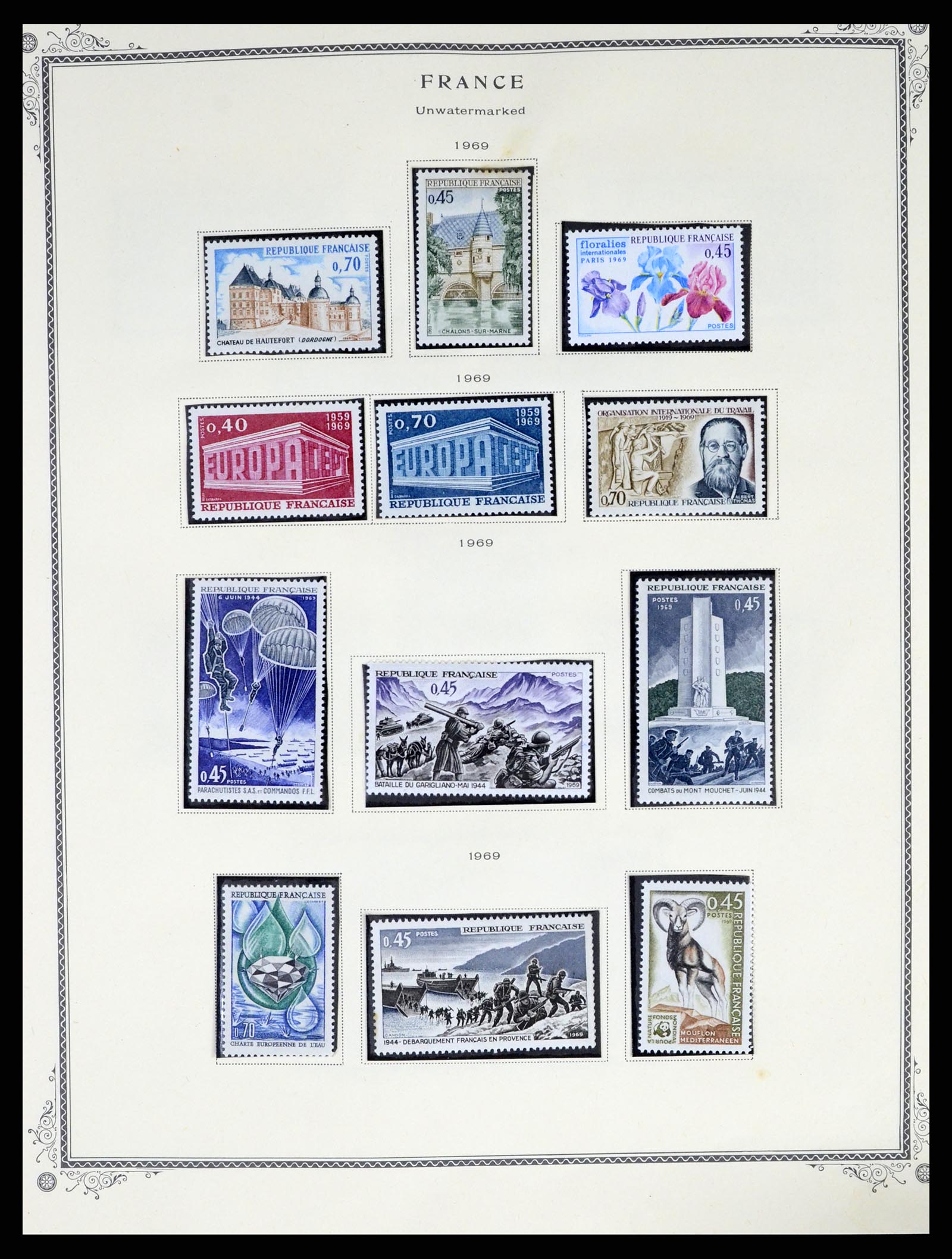 37639 061 - Postzegelverzameling 37639 Frankrijk 1853-1984.