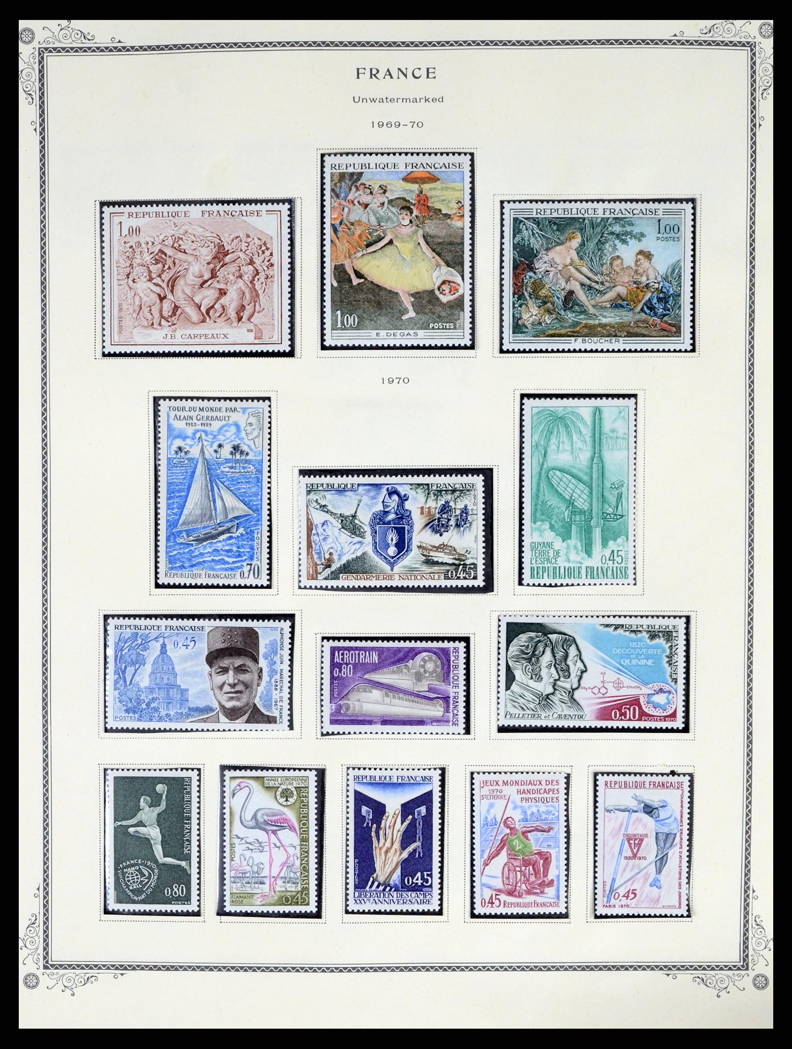 37639 063 - Postzegelverzameling 37639 Frankrijk 1853-1984.