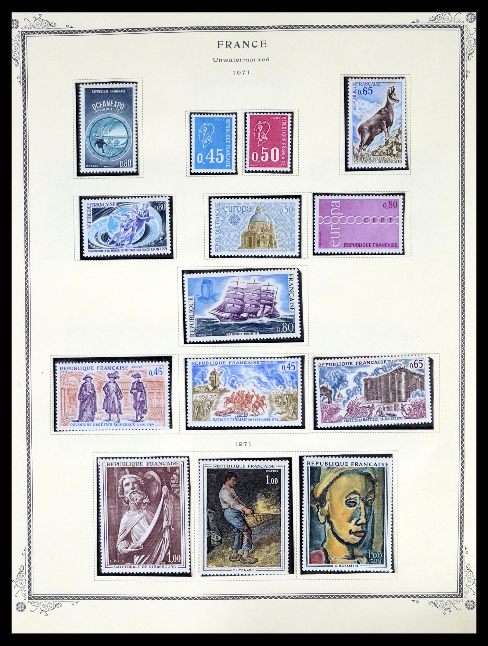 37639 065 - Postzegelverzameling 37639 Frankrijk 1853-1984.