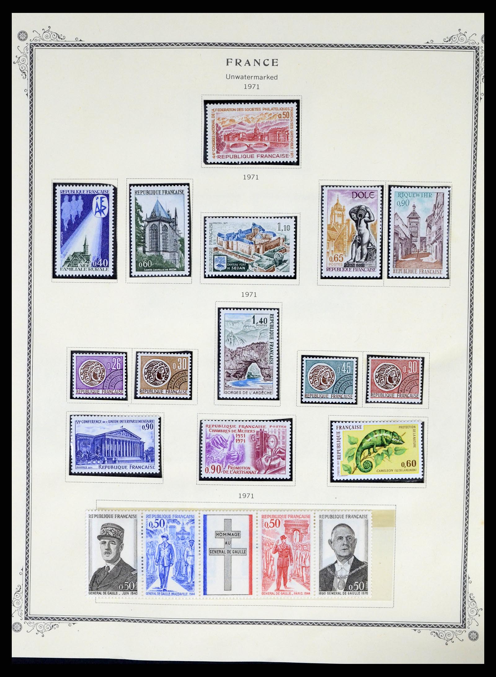 37639 066 - Postzegelverzameling 37639 Frankrijk 1853-1984.